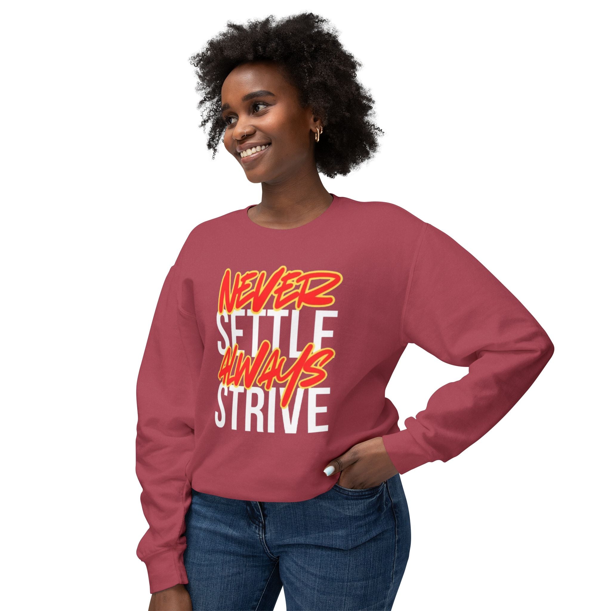 Inspiring Unisex Crewneck Sweatshirt - Motivational Gift for Dreamers, Perfect for Cozy Days, Birthdays, Encouragement, Self-Improvement