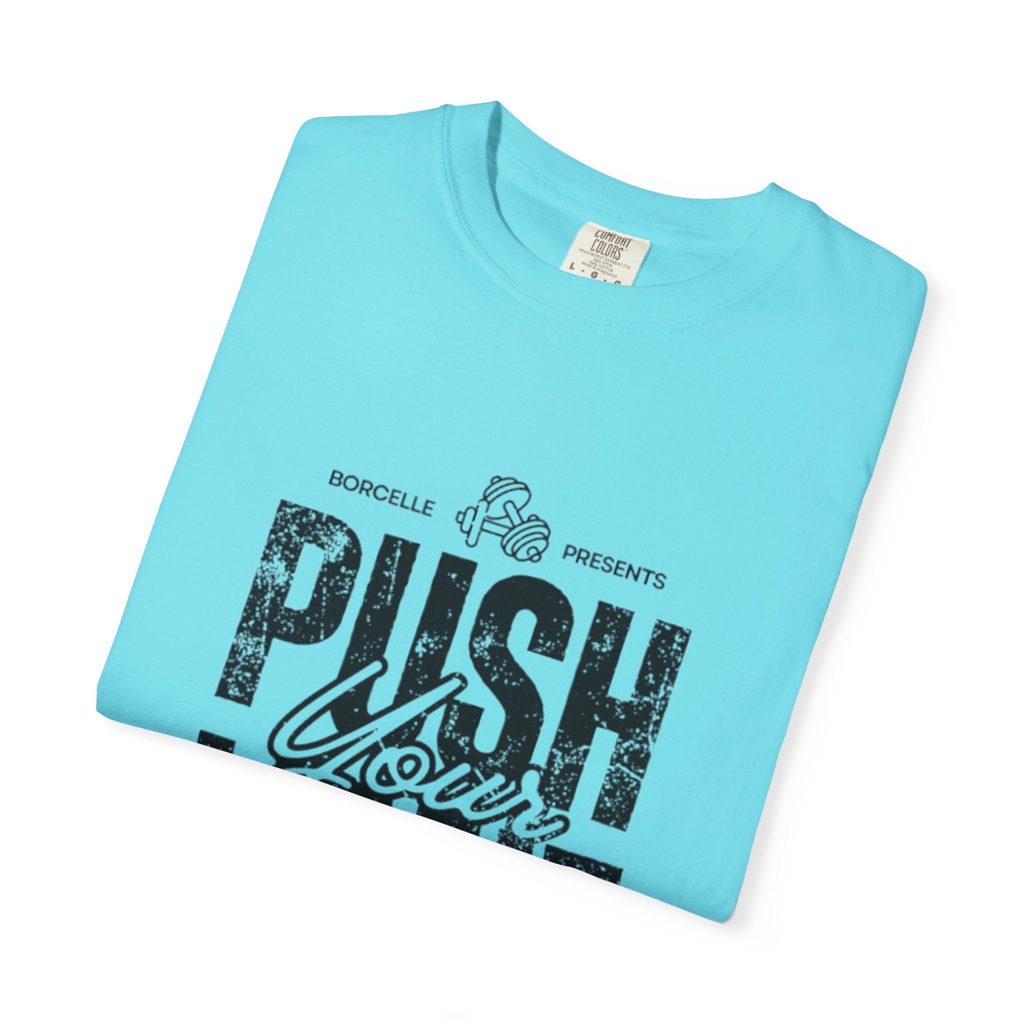 Motivational Gym T-shirt, Push Your Limit Tee, Workout Top, Fitness Apparel, Unisex Activewear, Inspirational Clothing