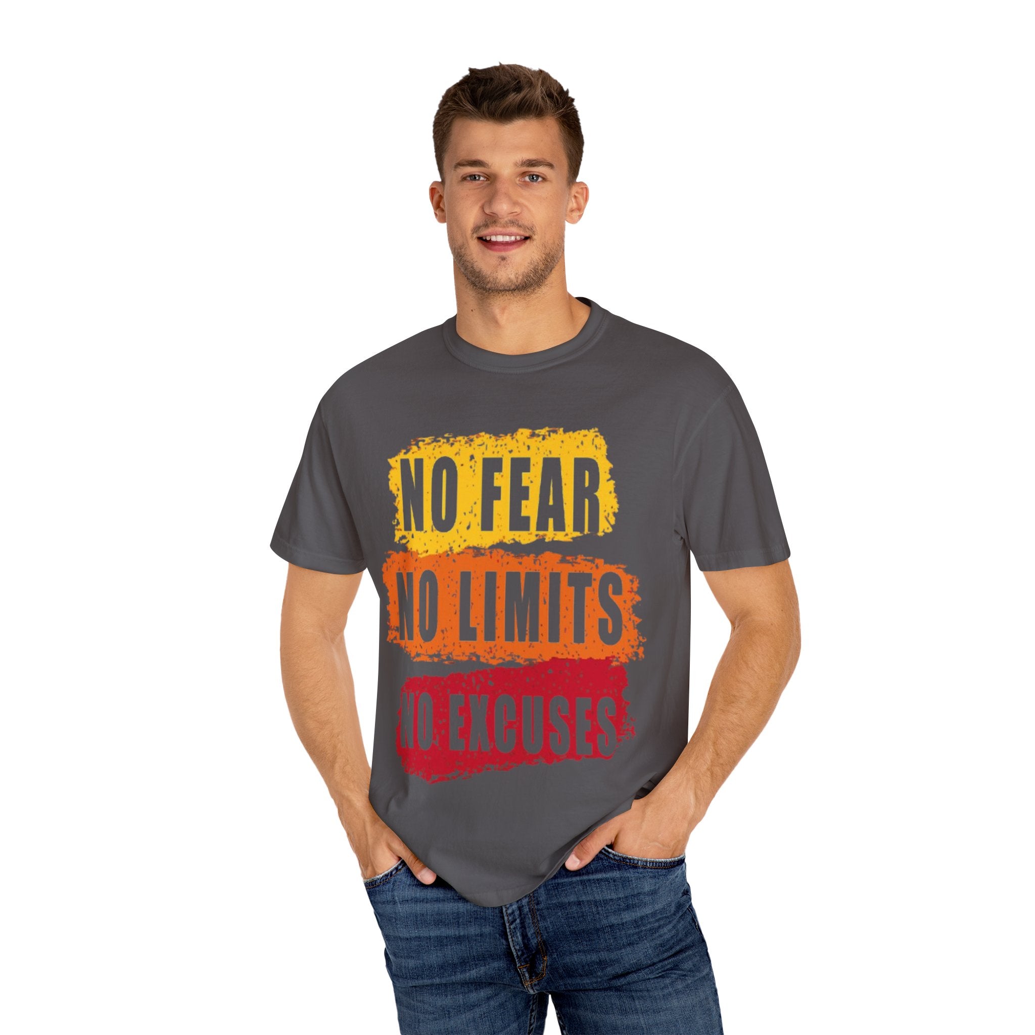 Motivational T-Shirt: "No Fear No Limits No Excuses" - Great for Fitness, Empowerment, and Daily Inspiration, Casual Wear, Gifts for [...]
