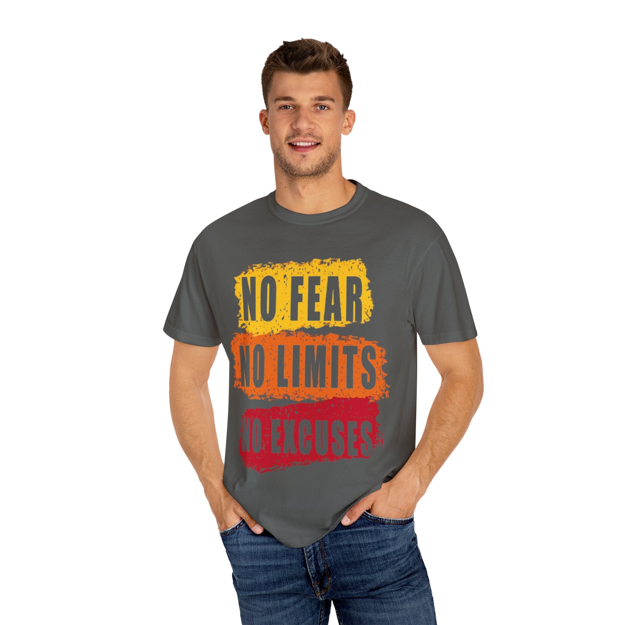 Motivational T-Shirt: "No Fear No Limits No Excuses" - Great for Fitness, Empowerment, and Daily Inspiration, Casual Wear, Gifts for [...]