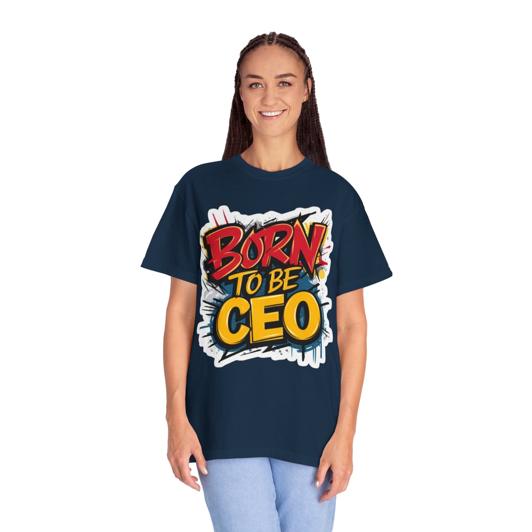 Born to Be CEO Unisex T-Shirt, Motivational Tee for Entrepreneurs, Gift for Graduates, Casual Wear, Startup Fashion, Dream Big Tee