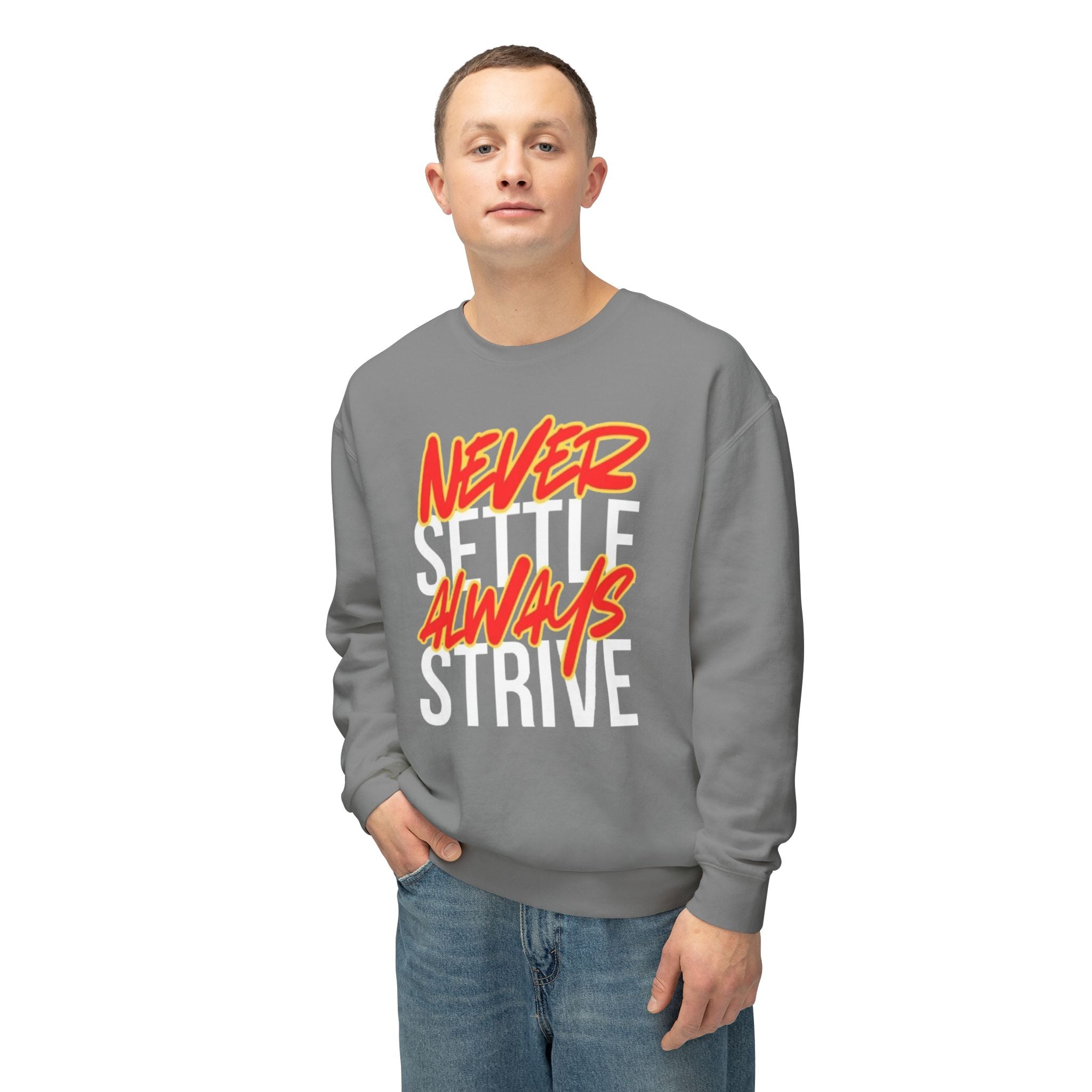 Inspiring Unisex Crewneck Sweatshirt - Motivational Gift for Dreamers, Perfect for Cozy Days, Birthdays, Encouragement, Self-Improvement