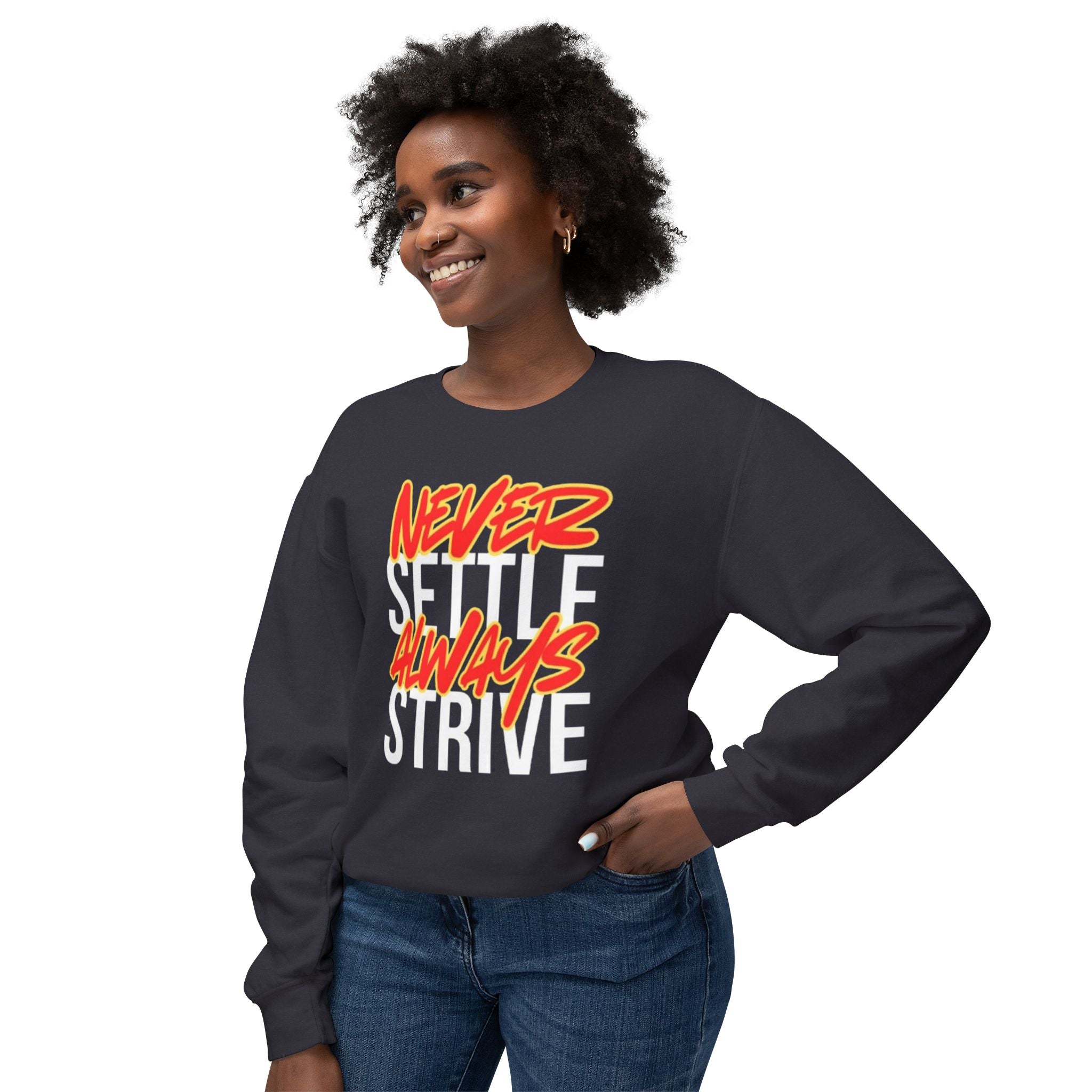 Inspiring Unisex Crewneck Sweatshirt - Motivational Gift for Dreamers, Perfect for Cozy Days, Birthdays, Encouragement, Self-Improvement