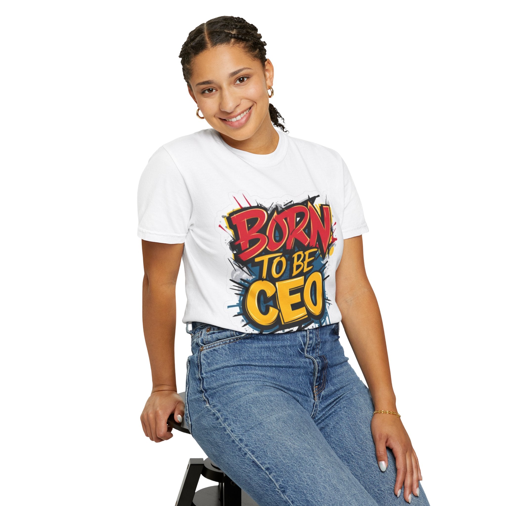 Born to Be CEO Unisex T-Shirt, Motivational Tee for Entrepreneurs, Gift for Graduates, Casual Wear, Startup Fashion, Dream Big Tee