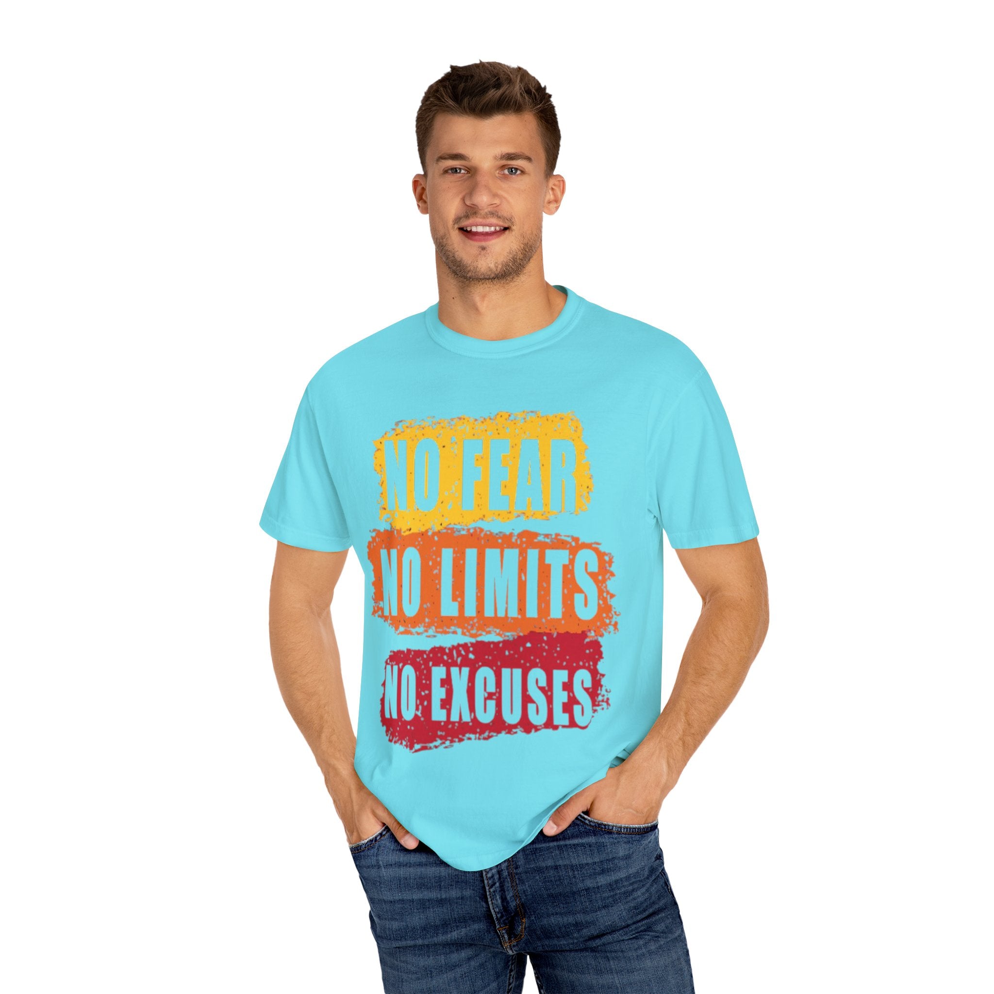 Motivational T-Shirt: "No Fear No Limits No Excuses" - Great for Fitness, Empowerment, and Daily Inspiration, Casual Wear, Gifts for [...]