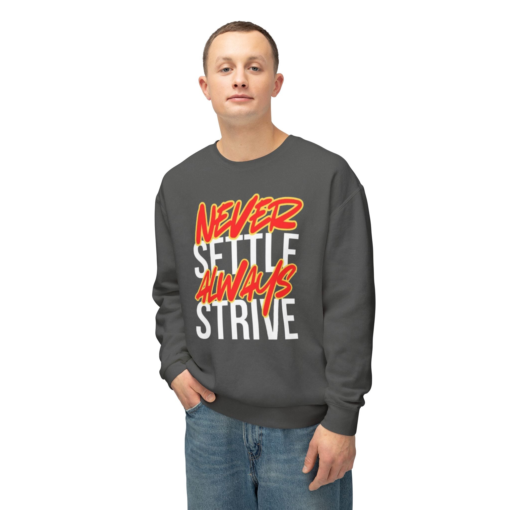 Inspiring Unisex Crewneck Sweatshirt - Motivational Gift for Dreamers, Perfect for Cozy Days, Birthdays, Encouragement, Self-Improvement