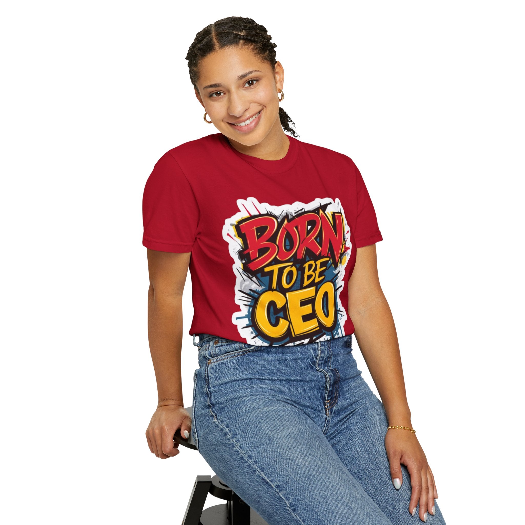Born to Be CEO Unisex T-Shirt, Motivational Tee for Entrepreneurs, Gift for Graduates, Casual Wear, Startup Fashion, Dream Big Tee