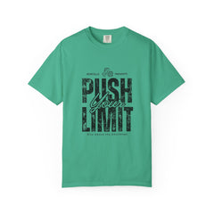 Motivational Gym T-shirt, Push Your Limit Tee, Workout Top, Fitness Apparel, Unisex Activewear, Inspirational Clothing
