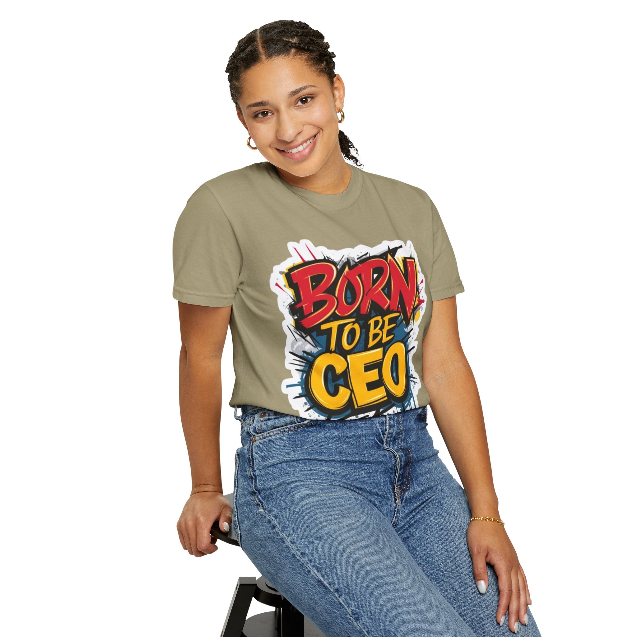 Born to Be CEO Unisex T-Shirt, Motivational Tee for Entrepreneurs, Gift for Graduates, Casual Wear, Startup Fashion, Dream Big Tee