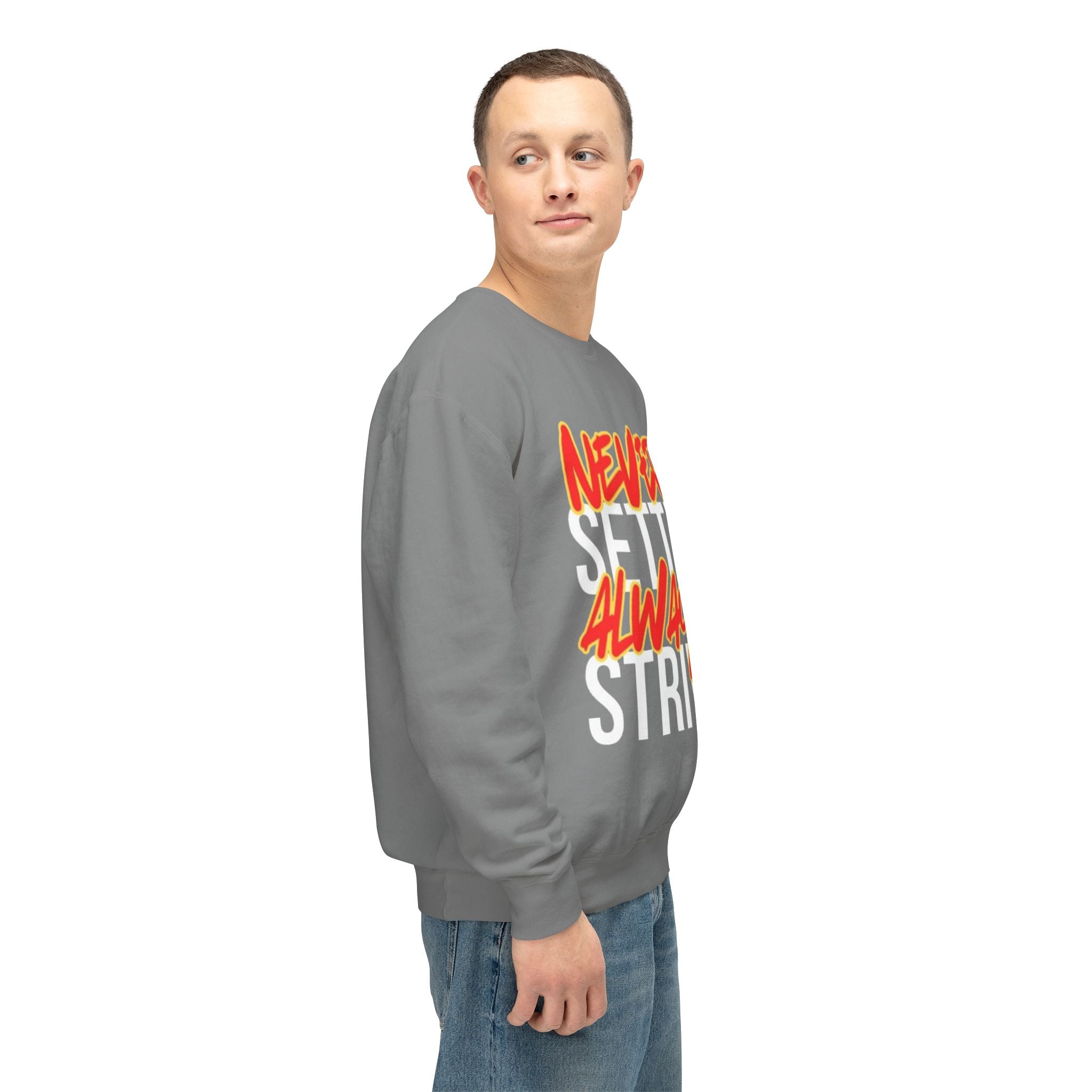 Inspiring Unisex Crewneck Sweatshirt - Motivational Gift for Dreamers, Perfect for Cozy Days, Birthdays, Encouragement, Self-Improvement