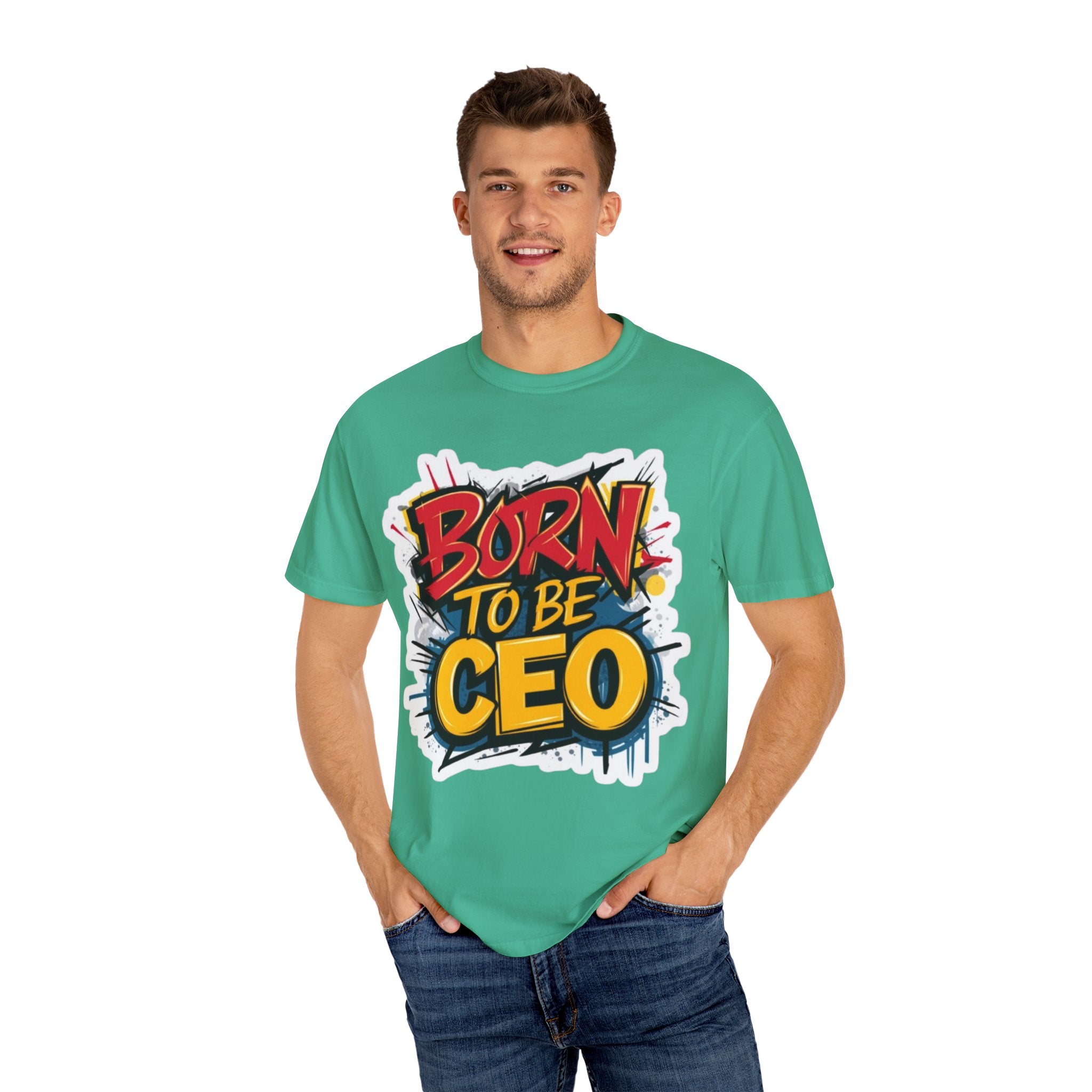 Born to Be CEO Unisex T-Shirt, Motivational Tee for Entrepreneurs, Gift for Graduates, Casual Wear, Startup Fashion, Dream Big Tee