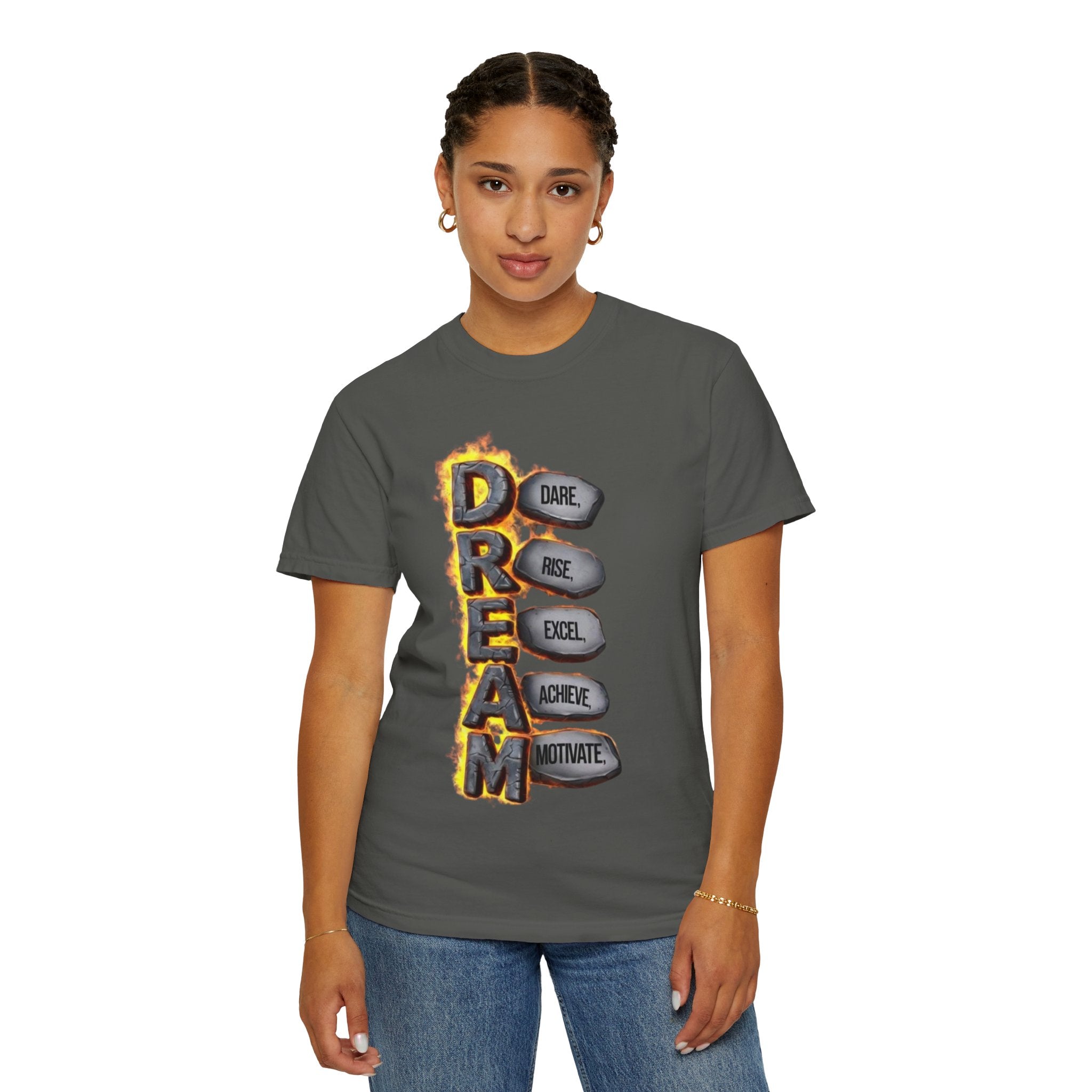 Inspirational Dream T-Shirt, Motivational Apparel, Unisex Graphic Tee, Casual Wear, Gift for Dreamers, Positive Vibes Shirt