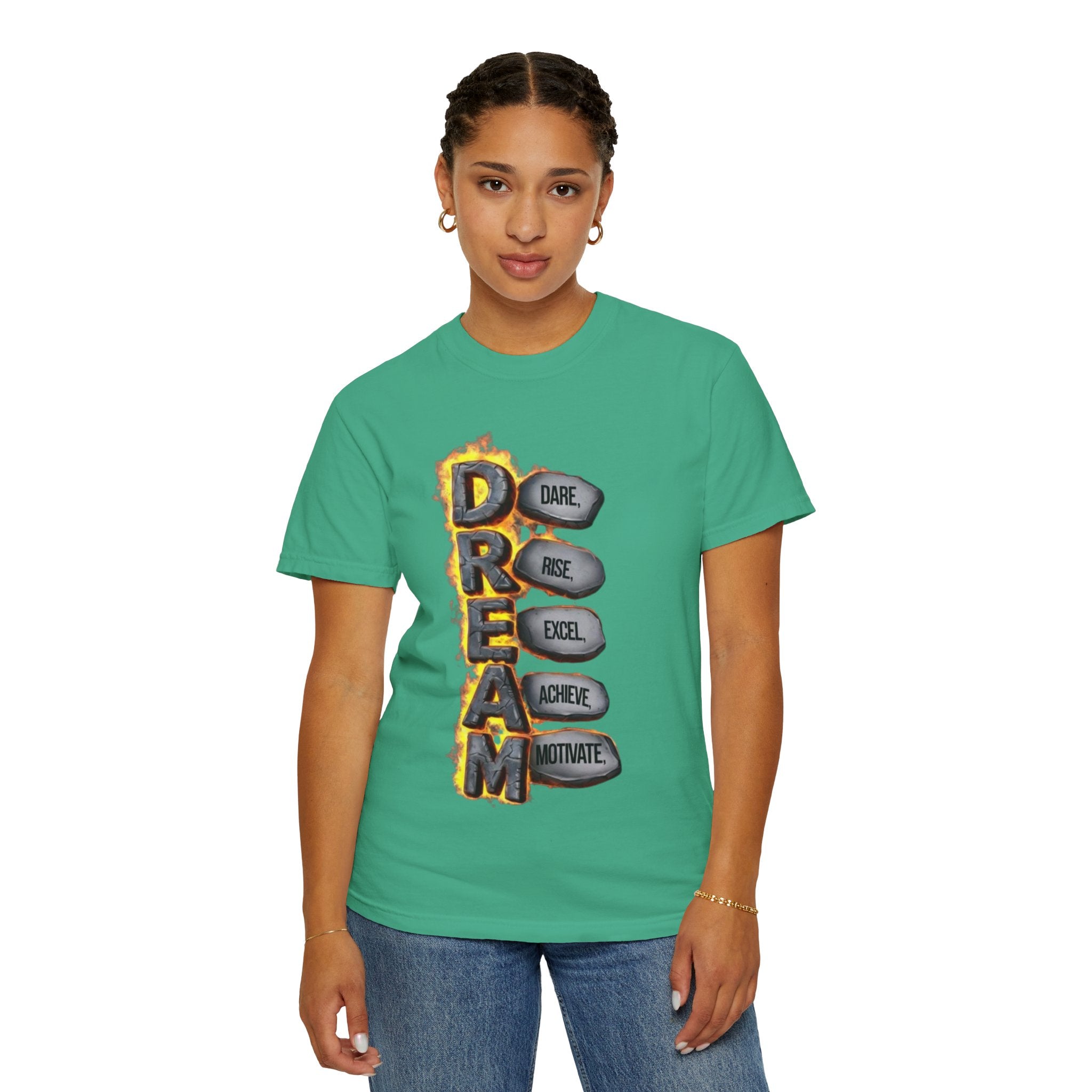Inspirational Dream T-Shirt, Motivational Apparel, Unisex Graphic Tee, Casual Wear, Gift for Dreamers, Positive Vibes Shirt