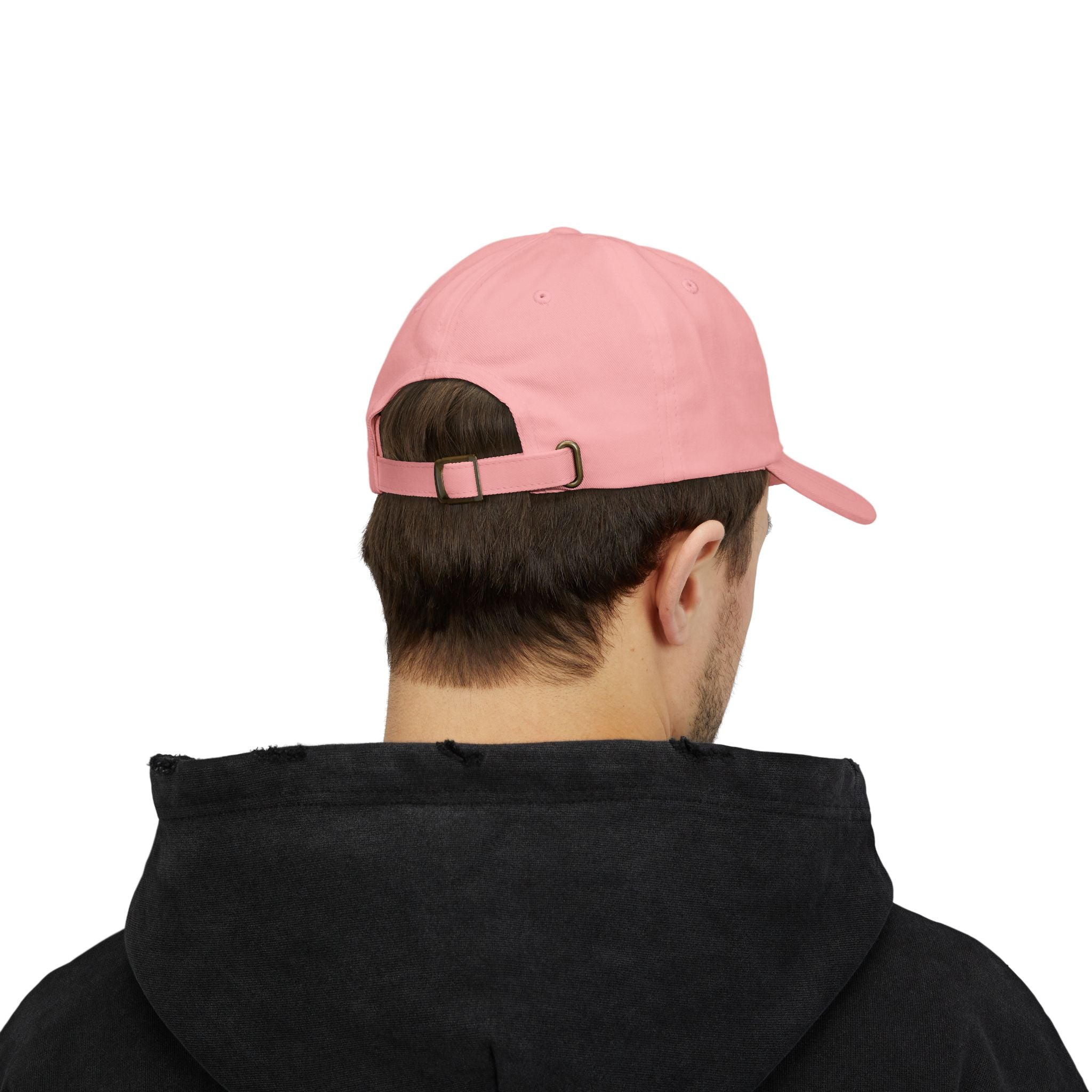 Stay Positive Dad Cap, Motivational Hat, White Adjustable Cap, Gift for Dads, Summer Accessory, Casual Fashion Piece