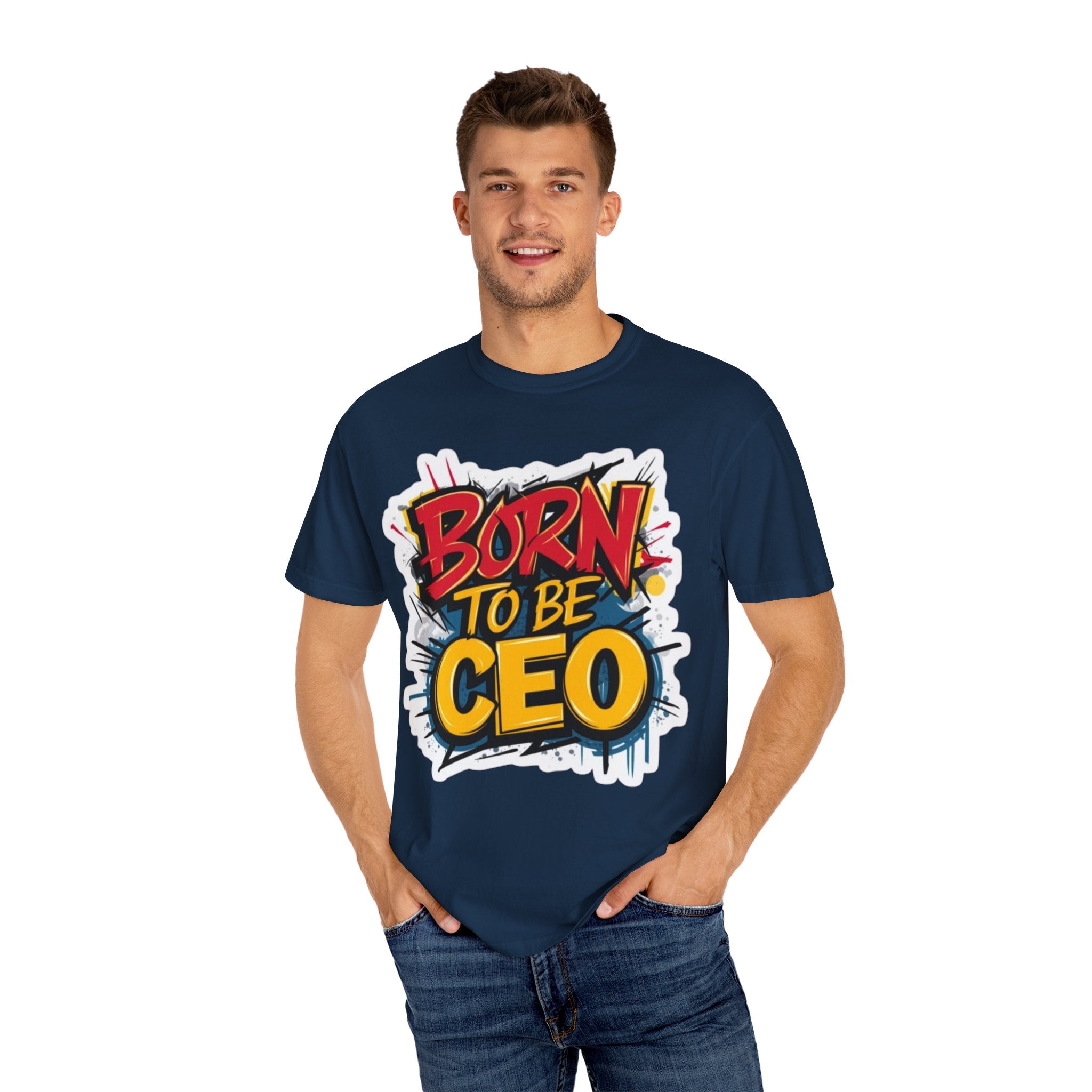 Born to Be CEO Unisex T-Shirt, Motivational Tee for Entrepreneurs, Gift for Graduates, Casual Wear, Startup Fashion, Dream Big Tee