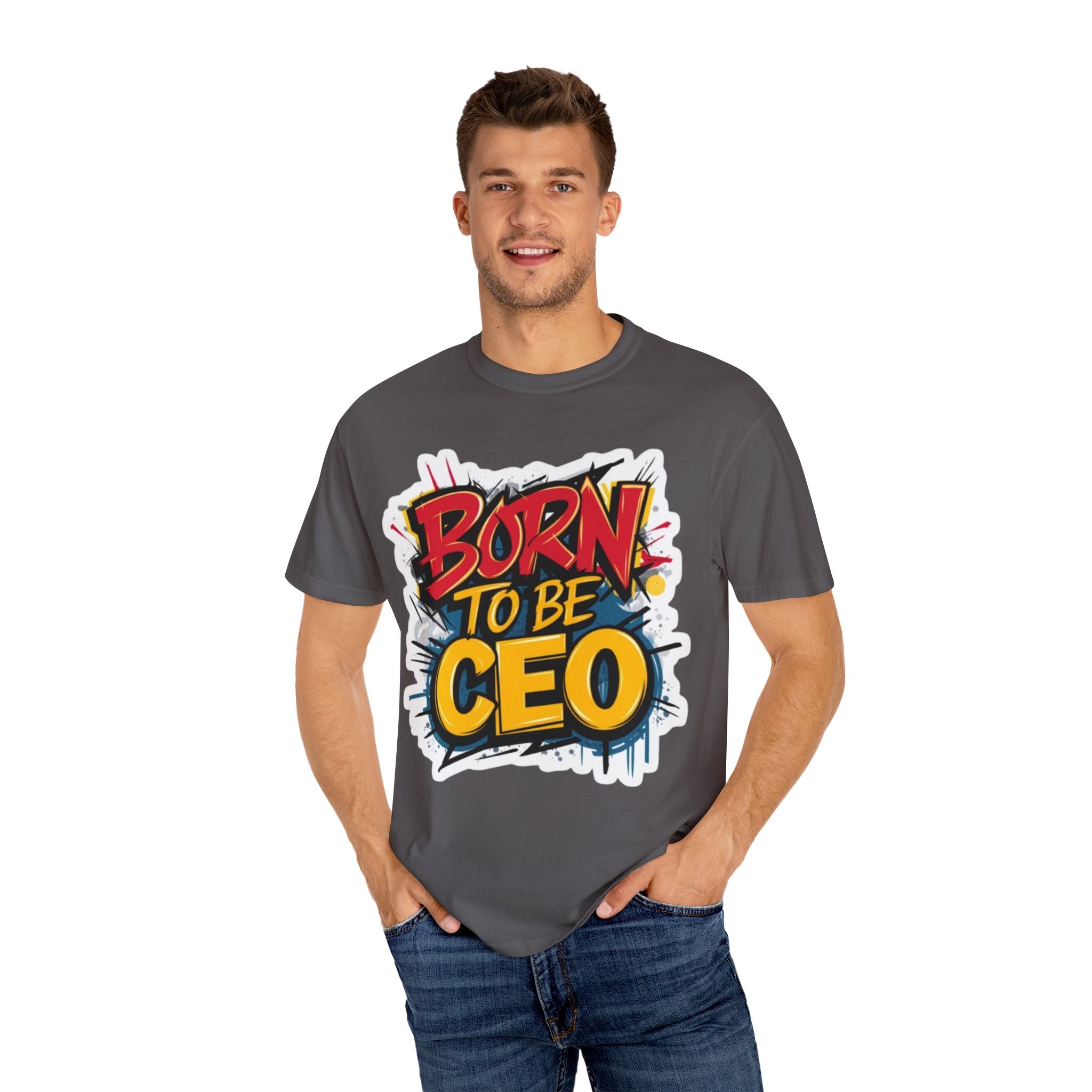 Born to Be CEO Unisex T-Shirt, Motivational Tee for Entrepreneurs, Gift for Graduates, Casual Wear, Startup Fashion, Dream Big Tee