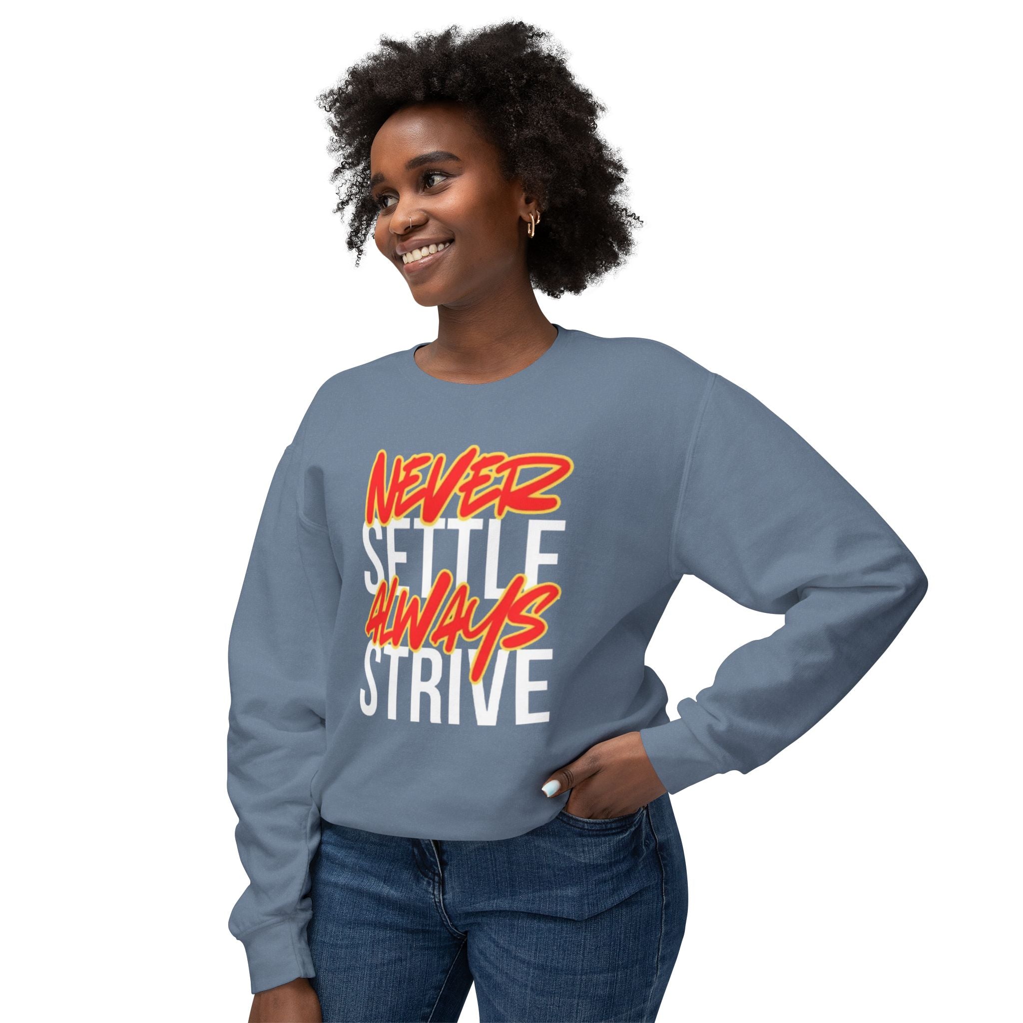 Inspiring Unisex Crewneck Sweatshirt - Motivational Gift for Dreamers, Perfect for Cozy Days, Birthdays, Encouragement, Self-Improvement