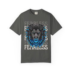 Fearless Lion Graphic T-Shirt, Unisex Short Sleeve Tee, Animal Lover Gift, Inspirational Outfit, Casual Wear, Birthday Present