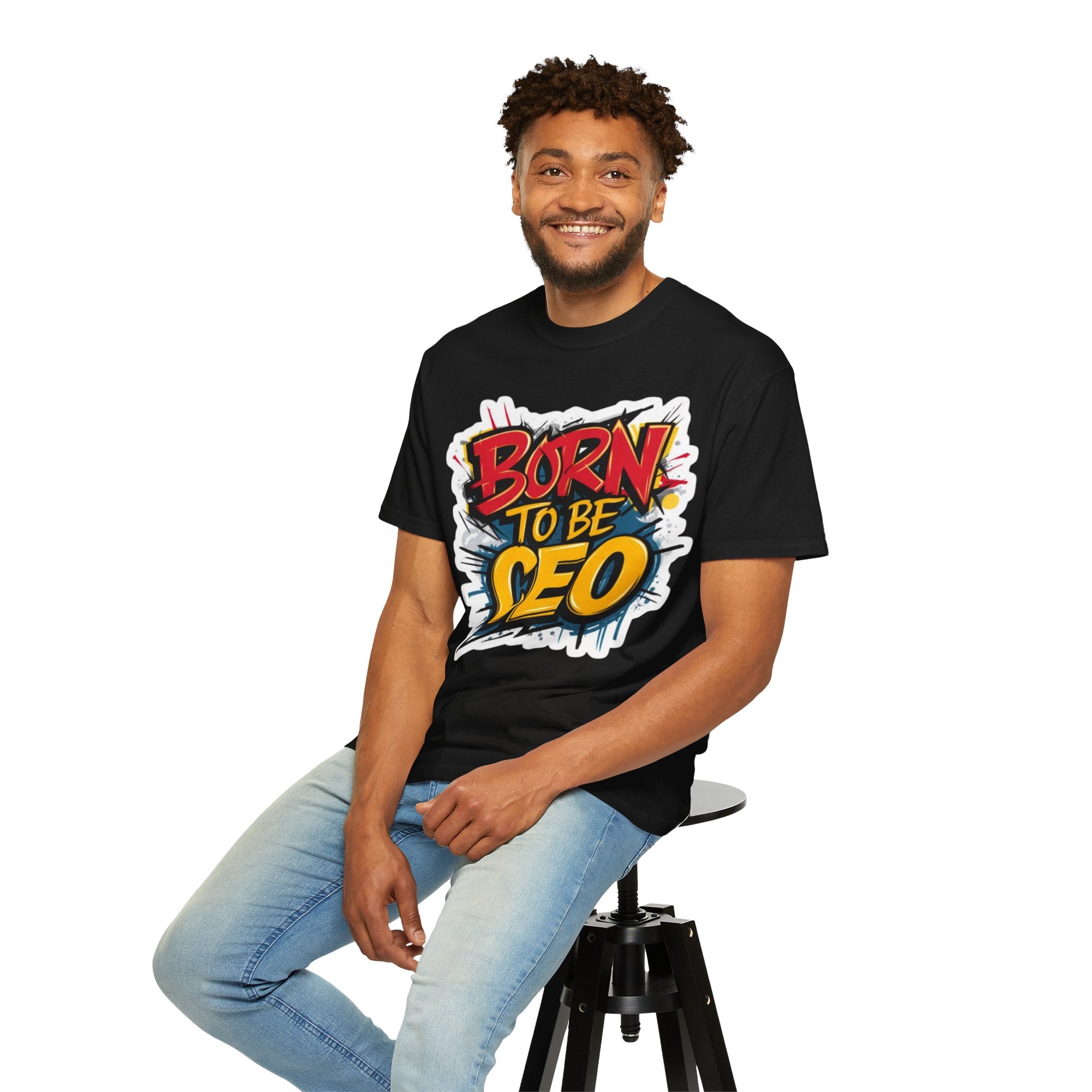 Born to Be CEO Unisex T-Shirt, Motivational Tee for Entrepreneurs, Gift for Graduates, Casual Wear, Startup Fashion, Dream Big Tee