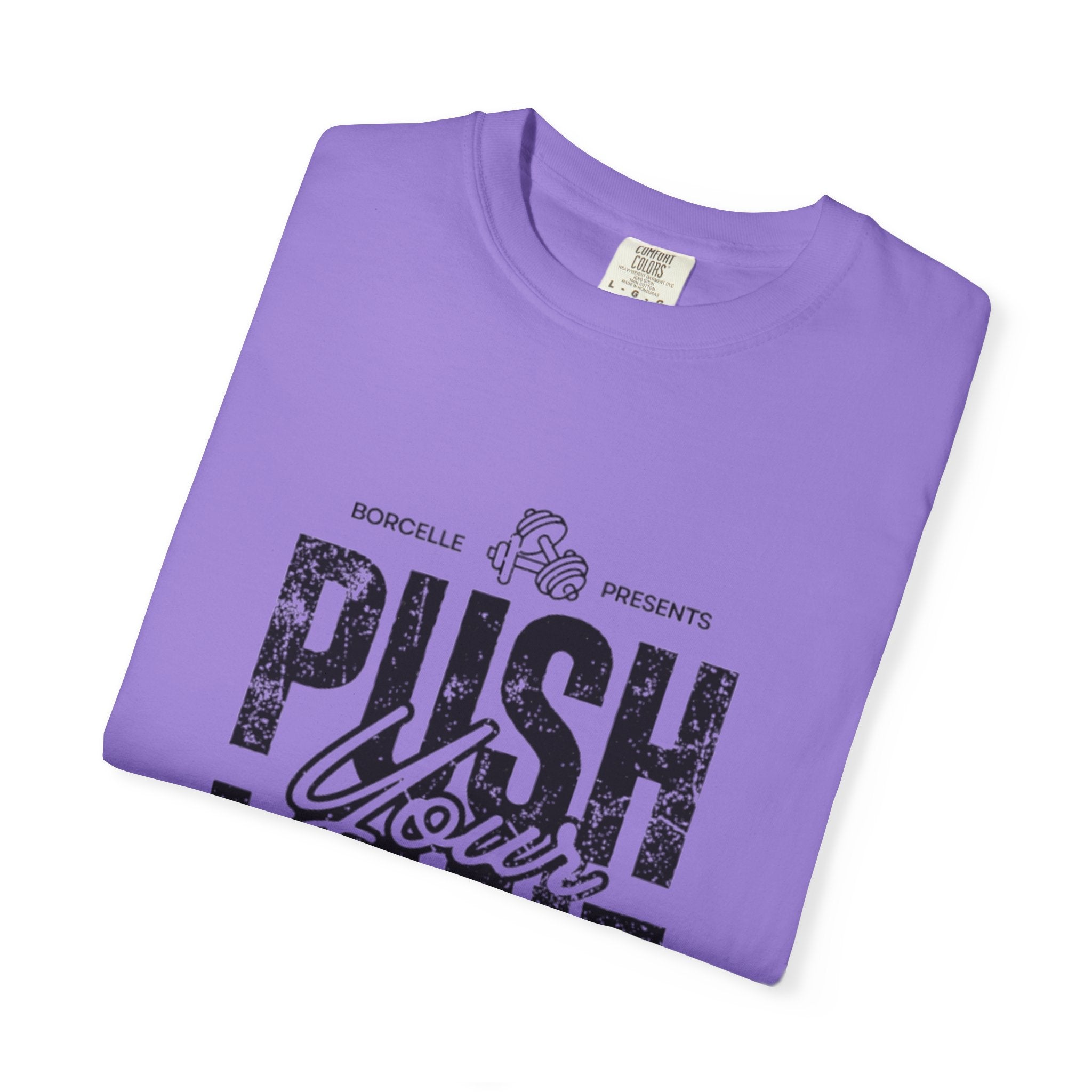 Motivational Gym T-shirt, Push Your Limit Tee, Workout Top, Fitness Apparel, Unisex Activewear, Inspirational Clothing