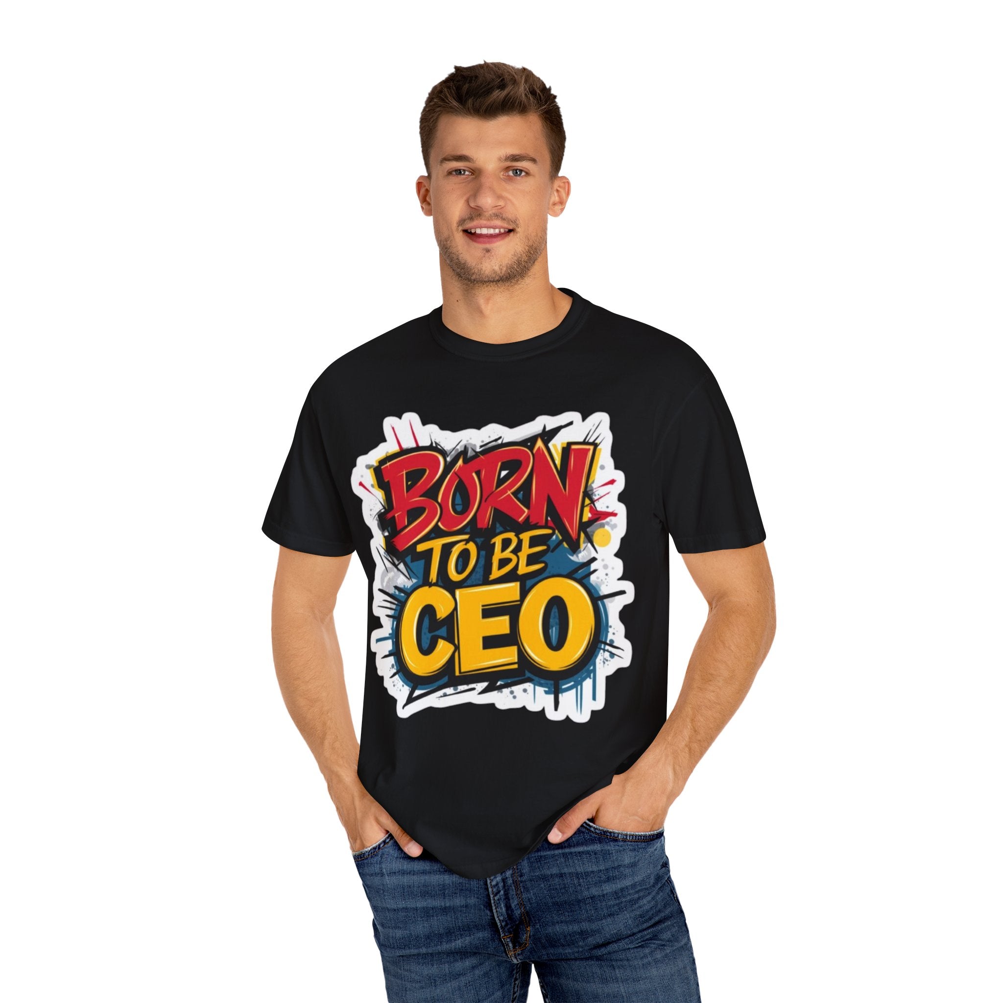 Born to Be CEO Unisex T-Shirt, Motivational Tee for Entrepreneurs, Gift for Graduates, Casual Wear, Startup Fashion, Dream Big Tee
