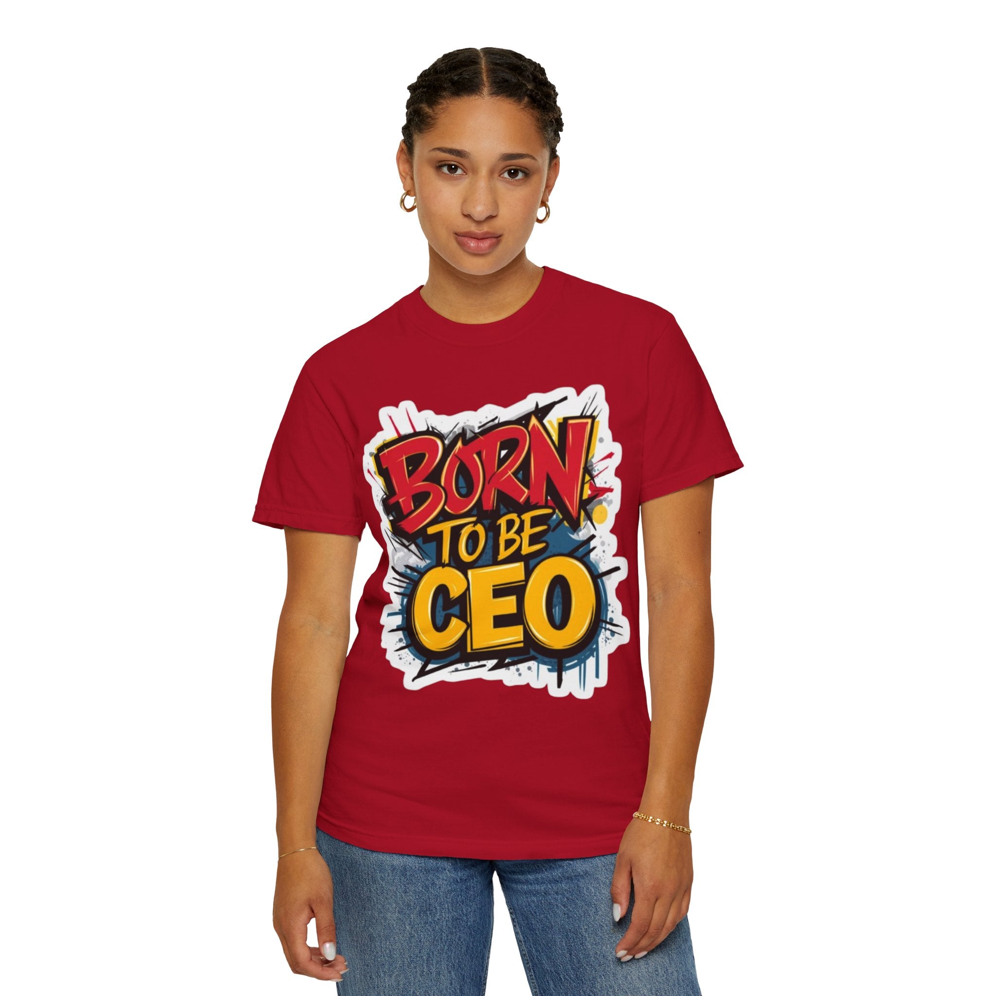 Born to Be CEO Unisex T-Shirt, Motivational Tee for Entrepreneurs, Gift for Graduates, Casual Wear, Startup Fashion, Dream Big Tee
