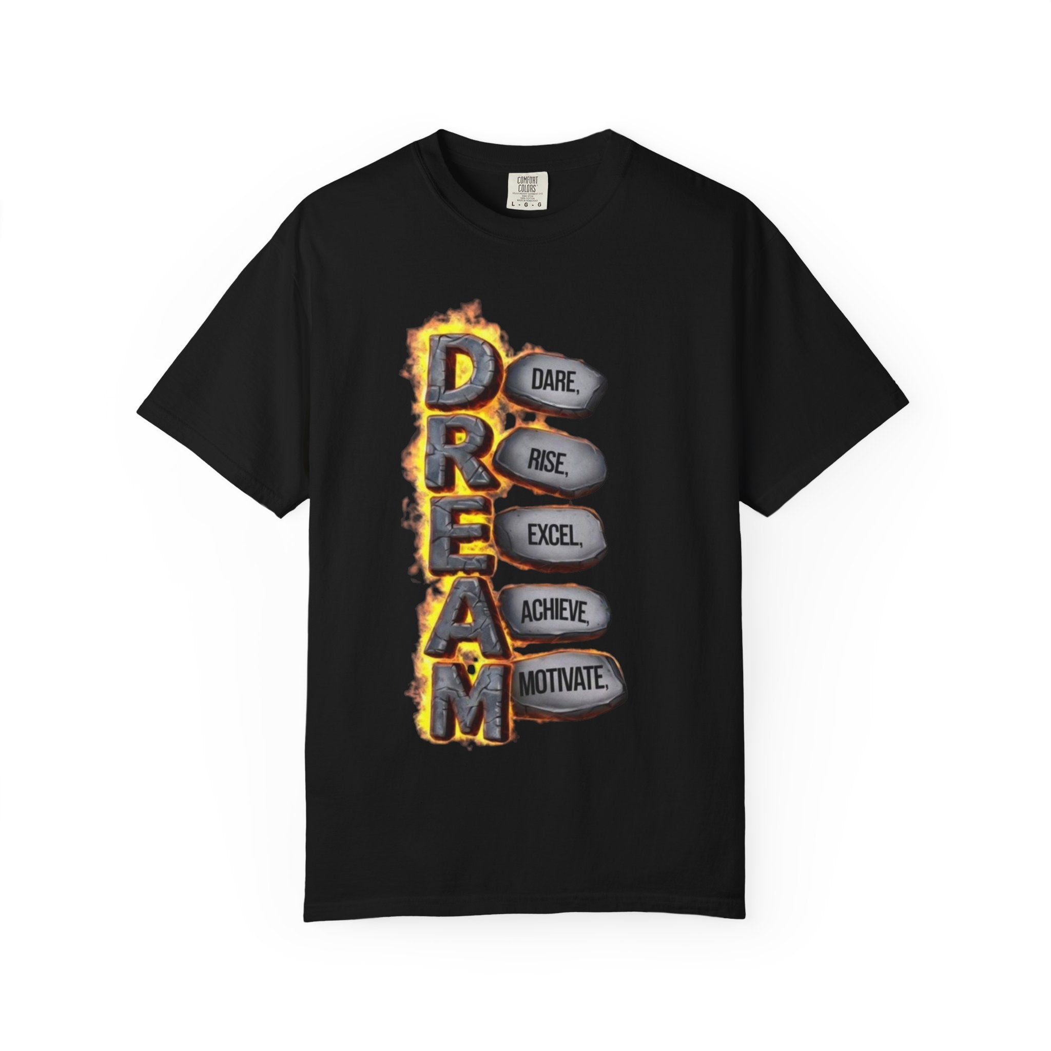 Inspirational Dream T-Shirt, Motivational Apparel, Unisex Graphic Tee, Casual Wear, Gift for Dreamers, Positive Vibes Shirt