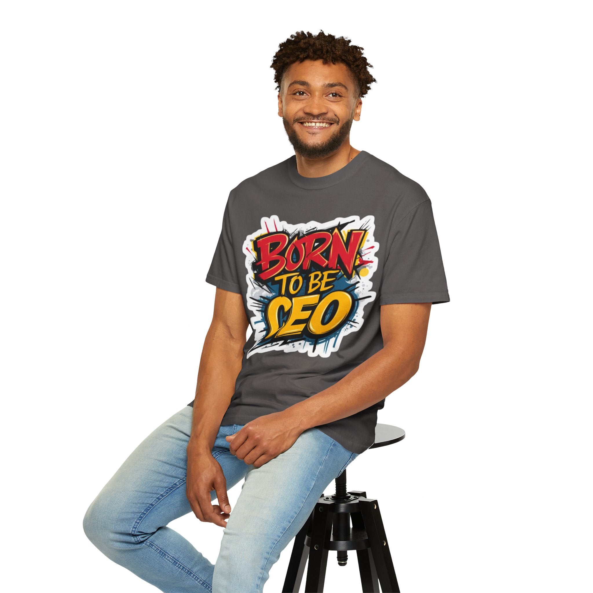 Born to Be CEO Unisex T-Shirt, Motivational Tee for Entrepreneurs, Gift for Graduates, Casual Wear, Startup Fashion, Dream Big Tee