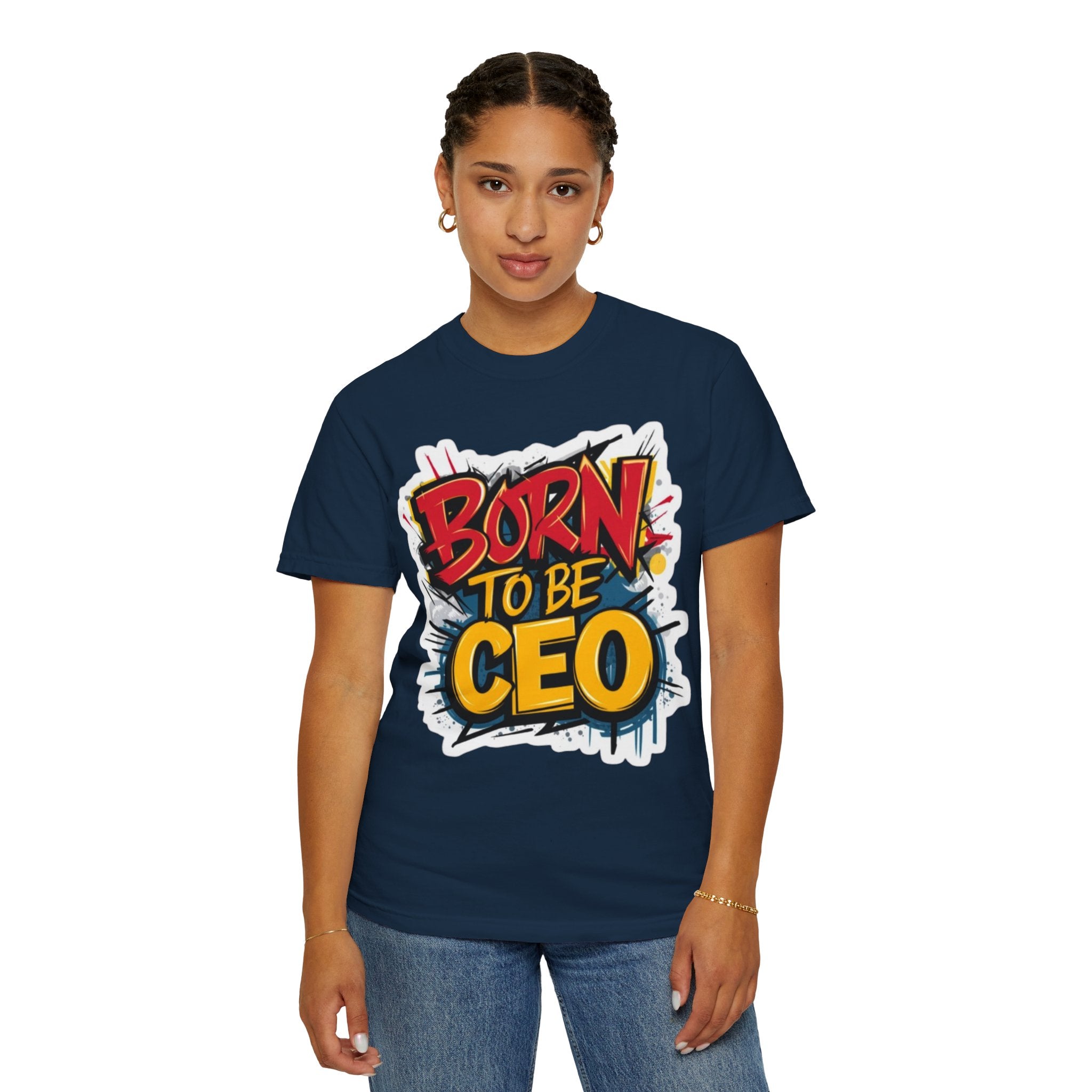 Born to Be CEO Unisex T-Shirt, Motivational Tee for Entrepreneurs, Gift for Graduates, Casual Wear, Startup Fashion, Dream Big Tee