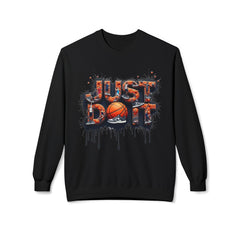 Sporty Basketball Crewneck Sweatshirt, Perfect for Athletes, Basketball Fans, Casual Wear, Gifts for Him, Game Day Essentials