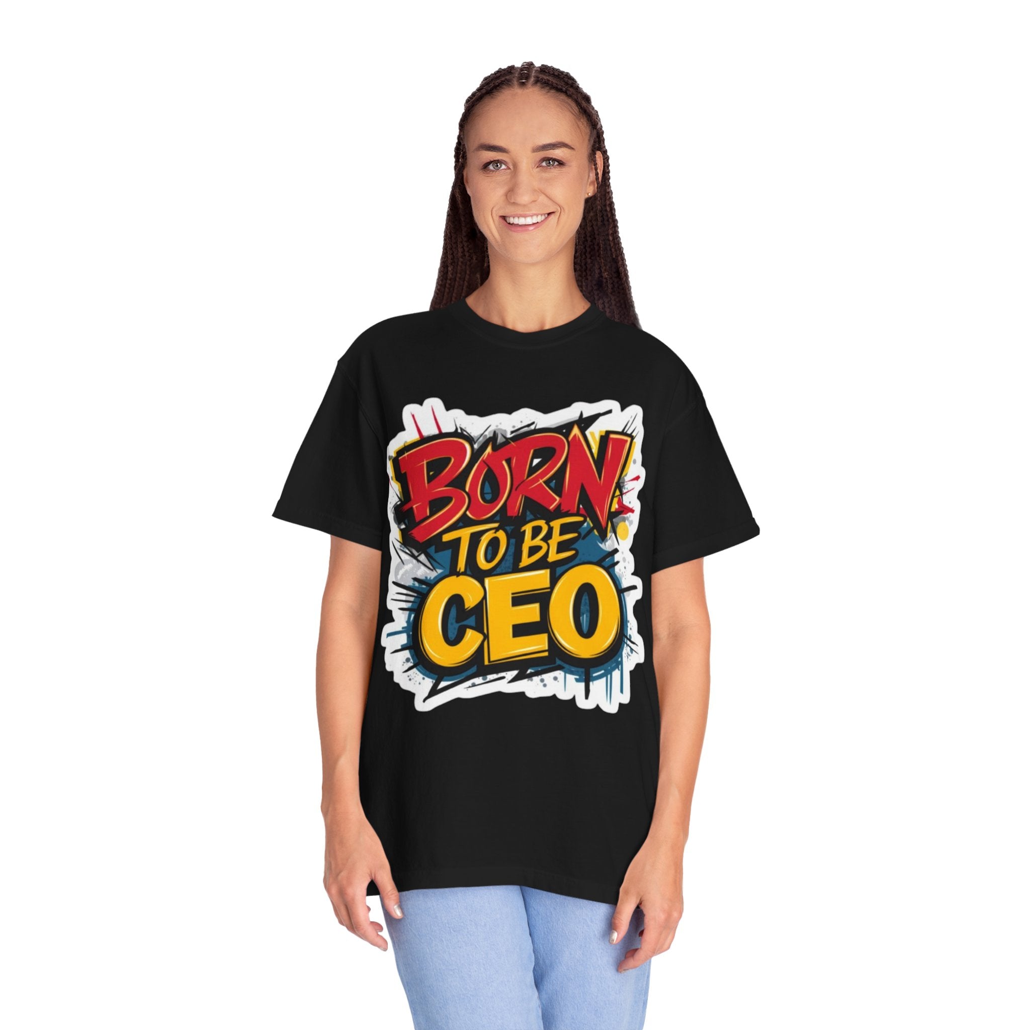 Born to Be CEO Unisex T-Shirt, Motivational Tee for Entrepreneurs, Gift for Graduates, Casual Wear, Startup Fashion, Dream Big Tee
