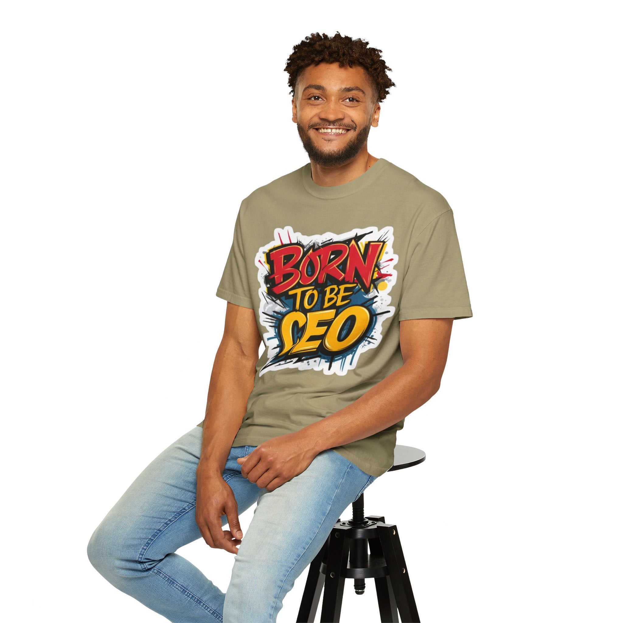 Born to Be CEO Unisex T-Shirt, Motivational Tee for Entrepreneurs, Gift for Graduates, Casual Wear, Startup Fashion, Dream Big Tee