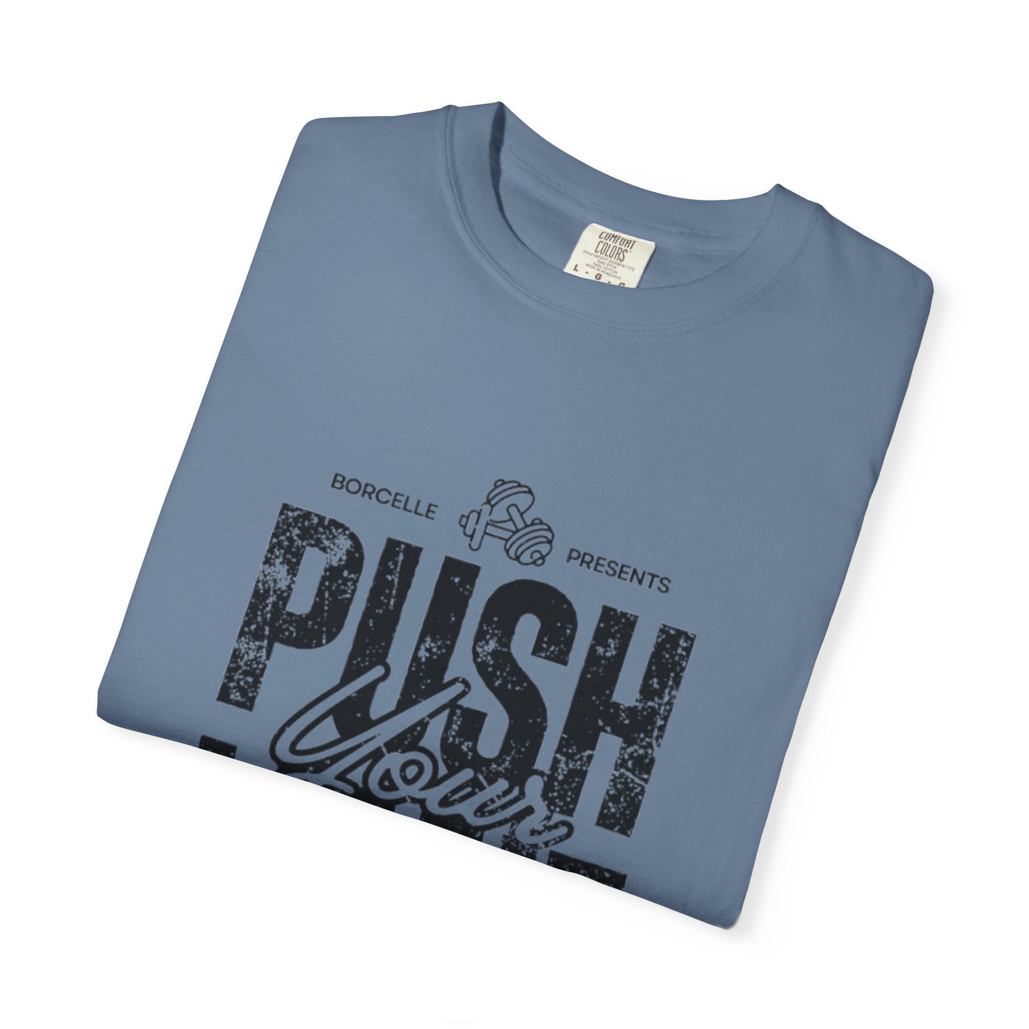 Motivational Gym T-shirt, Push Your Limit Tee, Workout Top, Fitness Apparel, Unisex Activewear, Inspirational Clothing
