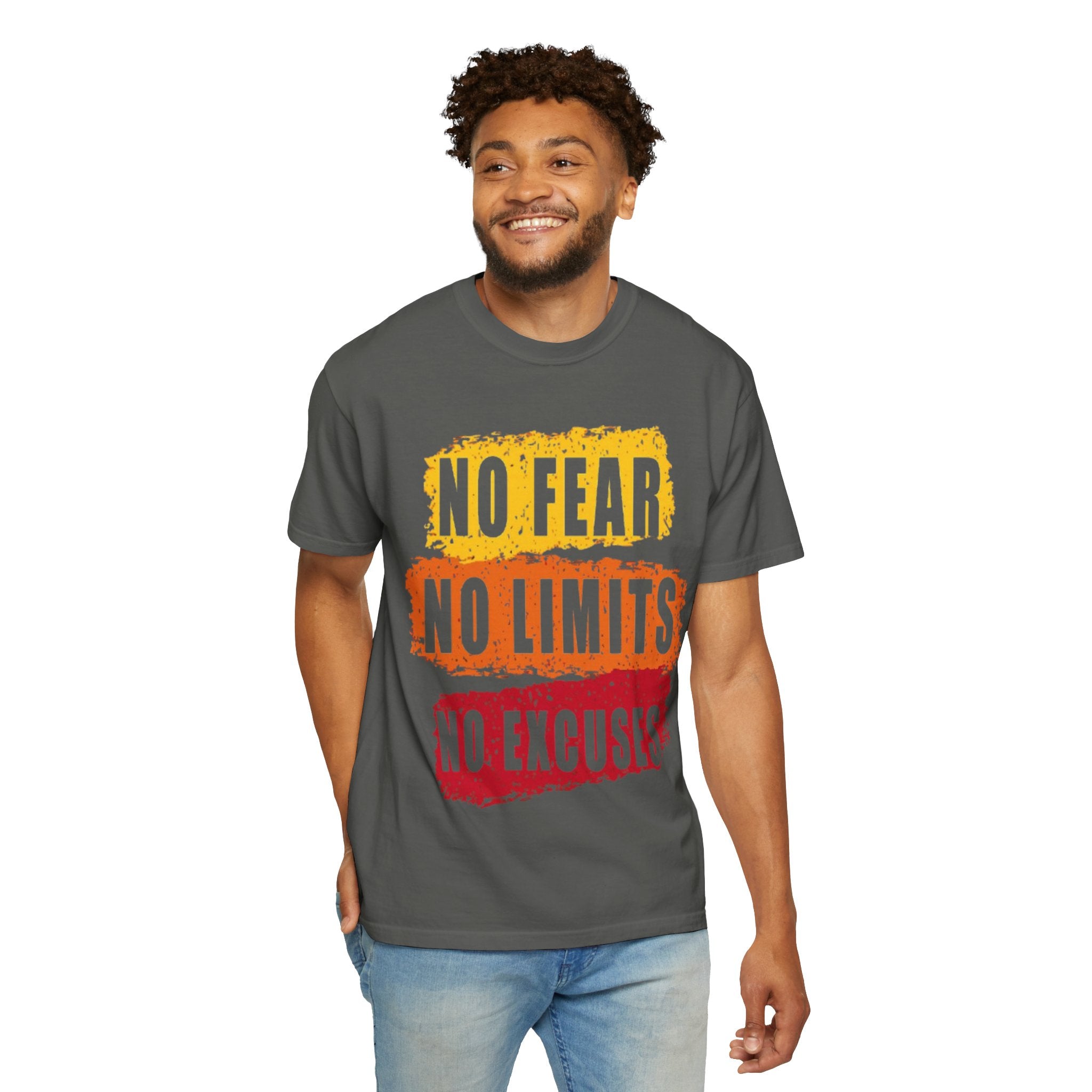 Motivational T-Shirt: "No Fear No Limits No Excuses" - Great for Fitness, Empowerment, and Daily Inspiration, Casual Wear, Gifts for [...]
