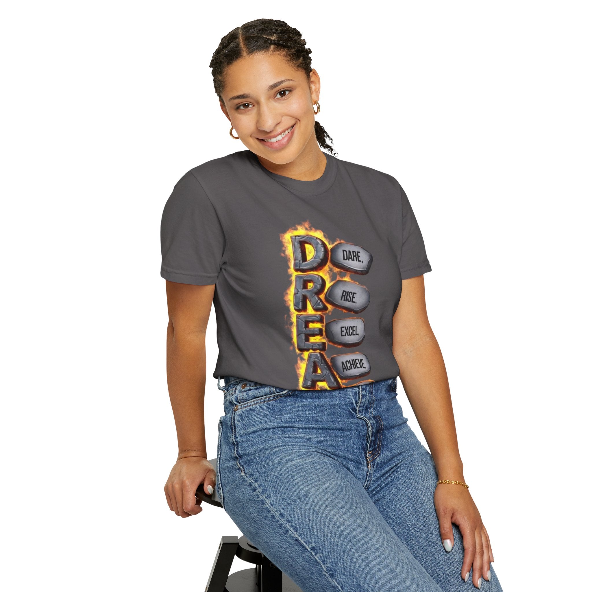 Inspirational Dream T-Shirt, Motivational Apparel, Unisex Graphic Tee, Casual Wear, Gift for Dreamers, Positive Vibes Shirt