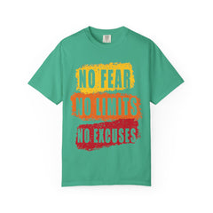 Motivational T-Shirt: "No Fear No Limits No Excuses" - Great for Fitness, Empowerment, and Daily Inspiration, Casual Wear, Gifts for [...]