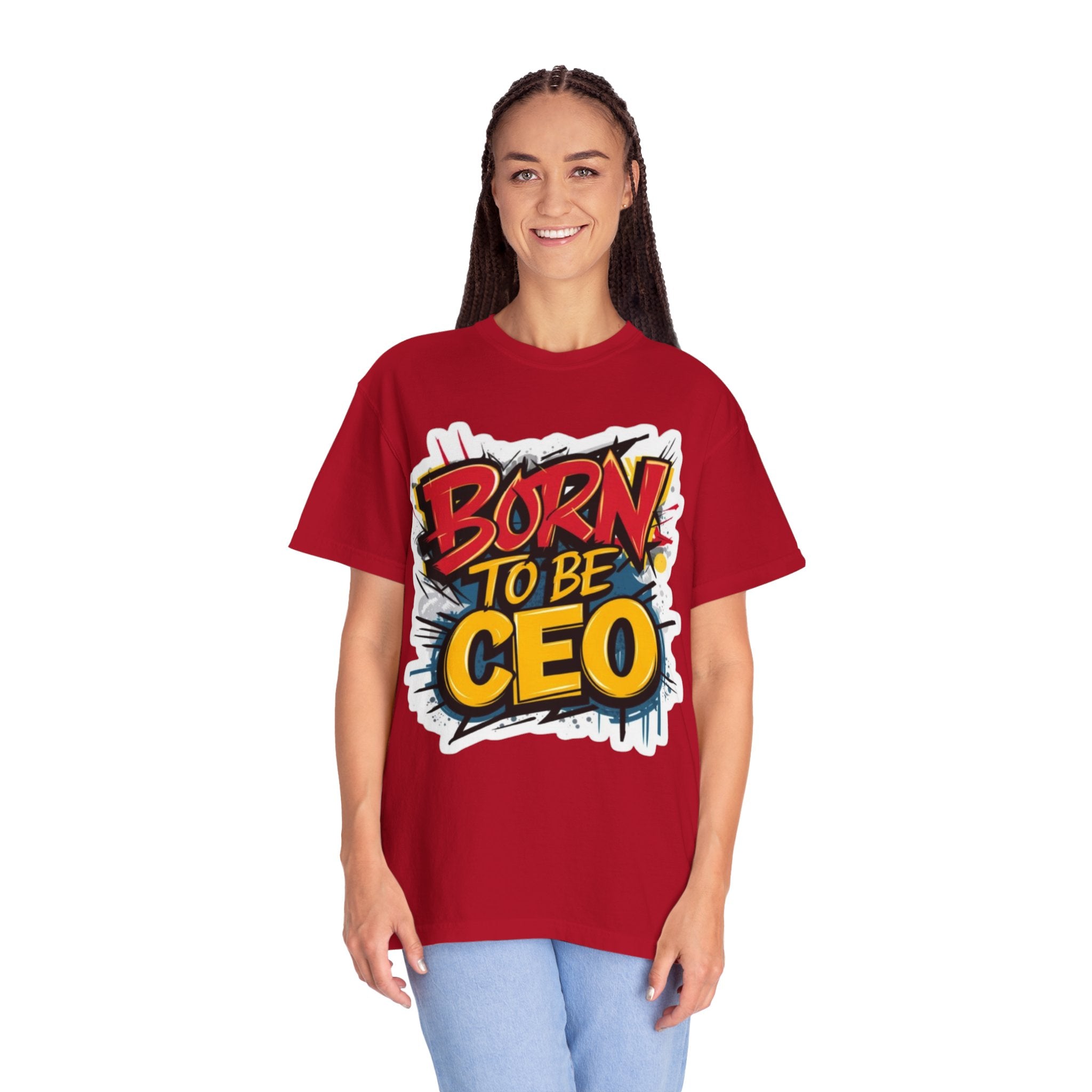 Born to Be CEO Unisex T-Shirt, Motivational Tee for Entrepreneurs, Gift for Graduates, Casual Wear, Startup Fashion, Dream Big Tee