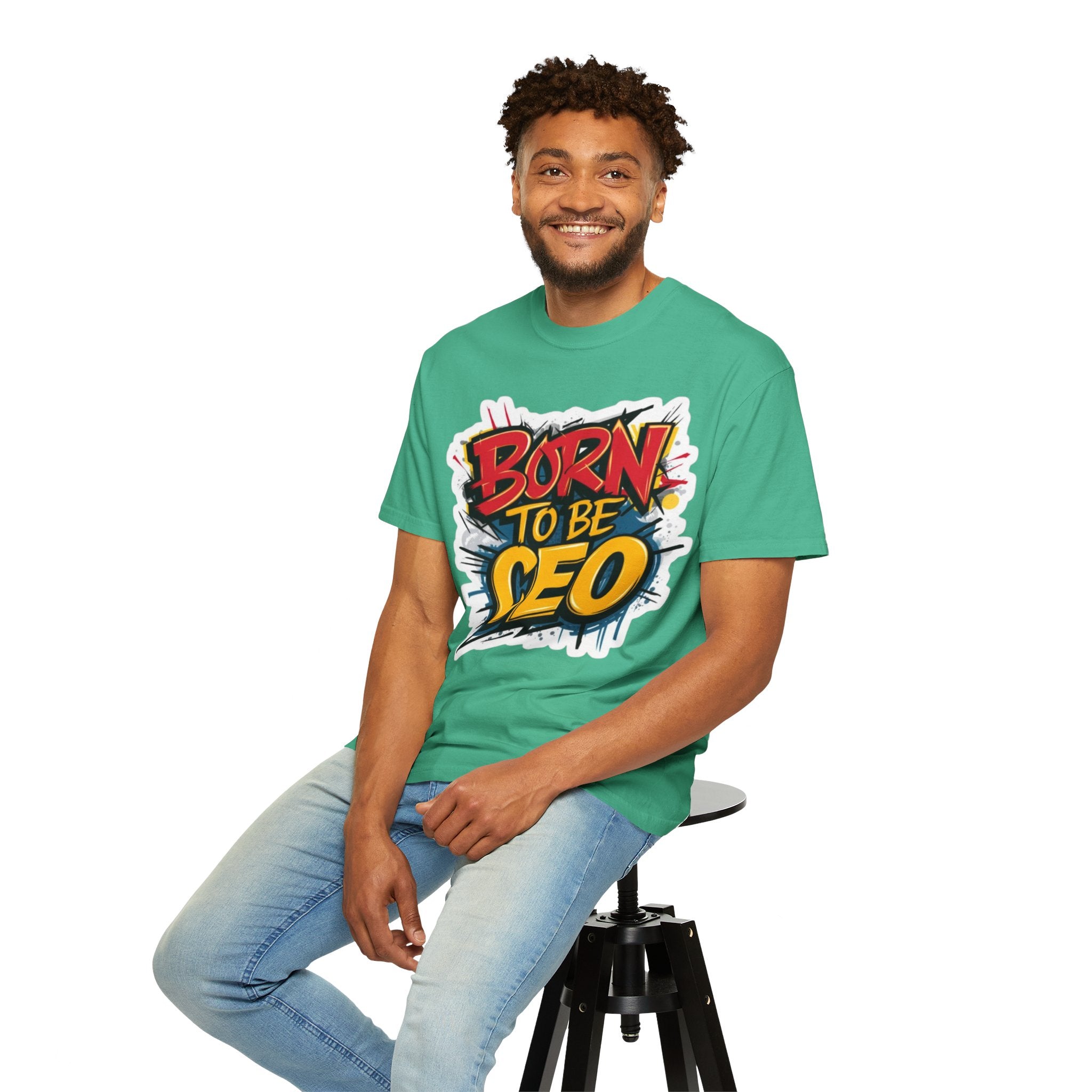 Born to Be CEO Unisex T-Shirt, Motivational Tee for Entrepreneurs, Gift for Graduates, Casual Wear, Startup Fashion, Dream Big Tee