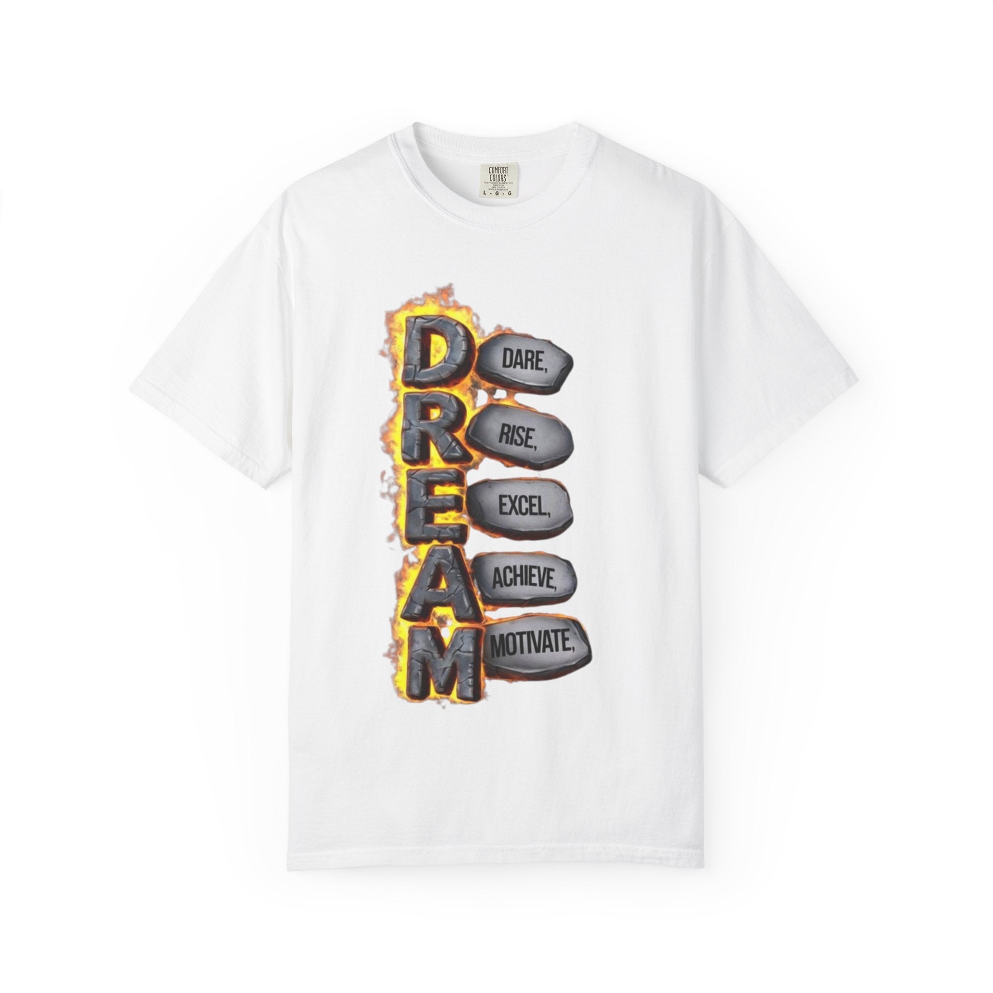 Inspirational Dream T-Shirt, Motivational Apparel, Unisex Graphic Tee, Casual Wear, Gift for Dreamers, Positive Vibes Shirt