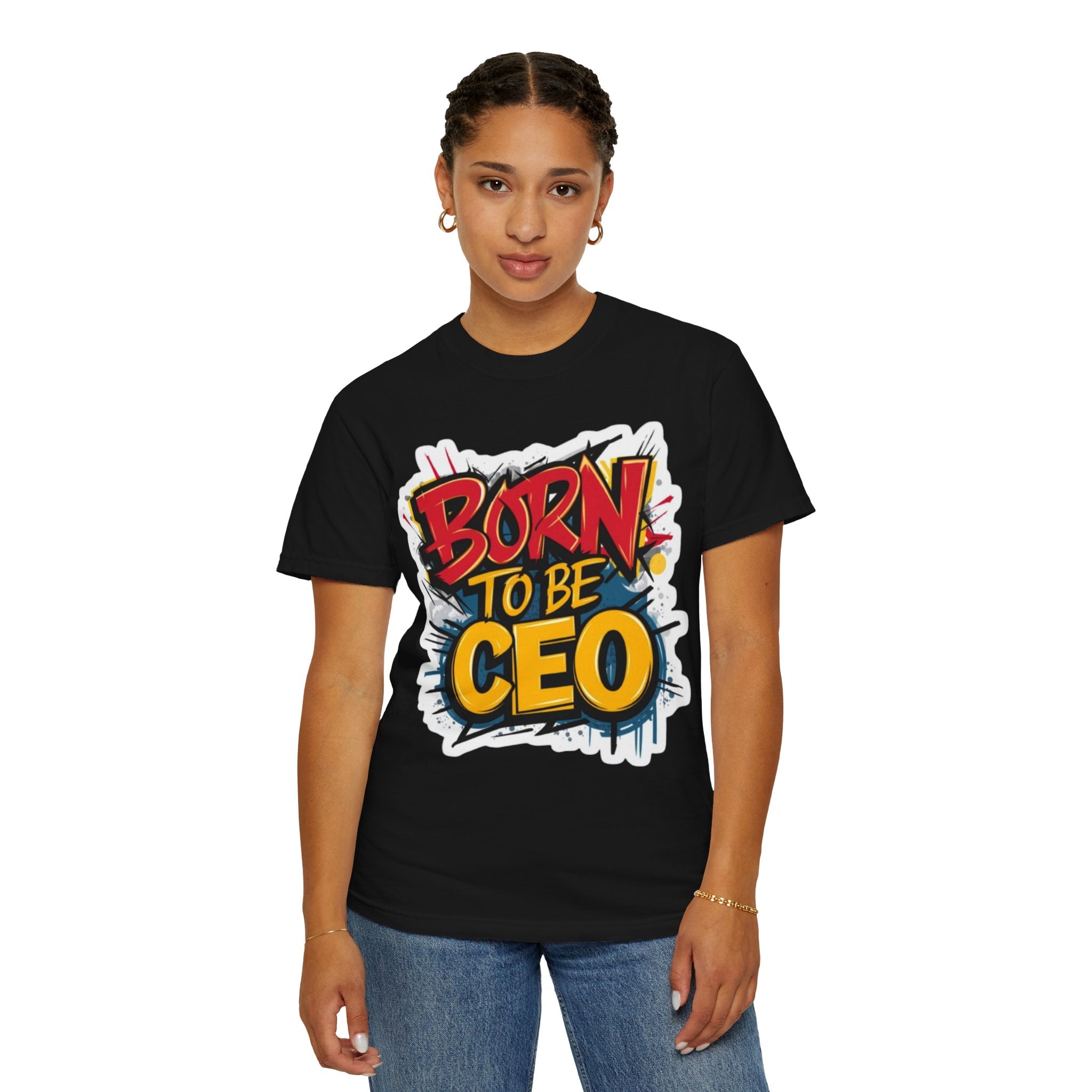 Born to Be CEO Unisex T-Shirt, Motivational Tee for Entrepreneurs, Gift for Graduates, Casual Wear, Startup Fashion, Dream Big Tee