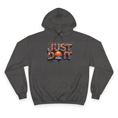 Sporty Champion Hoodie - Just Do It, Casual Wear, Gym Fashion, Athleisure Style, Gift for Basketball Fans
