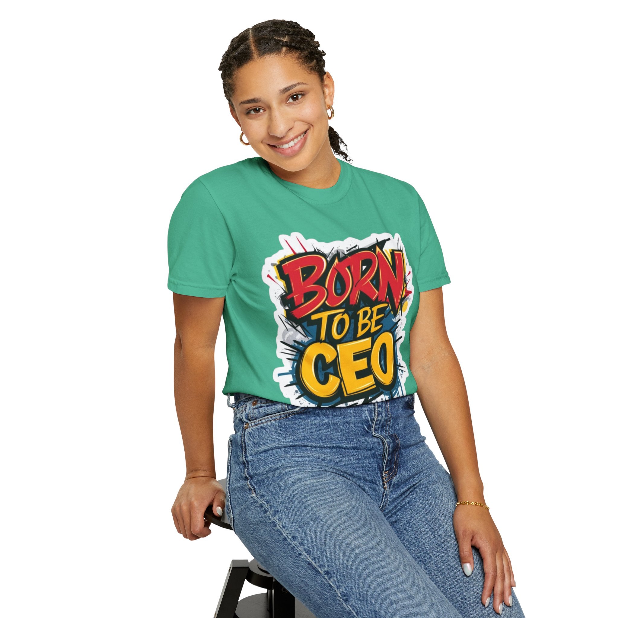 Born to Be CEO Unisex T-Shirt, Motivational Tee for Entrepreneurs, Gift for Graduates, Casual Wear, Startup Fashion, Dream Big Tee