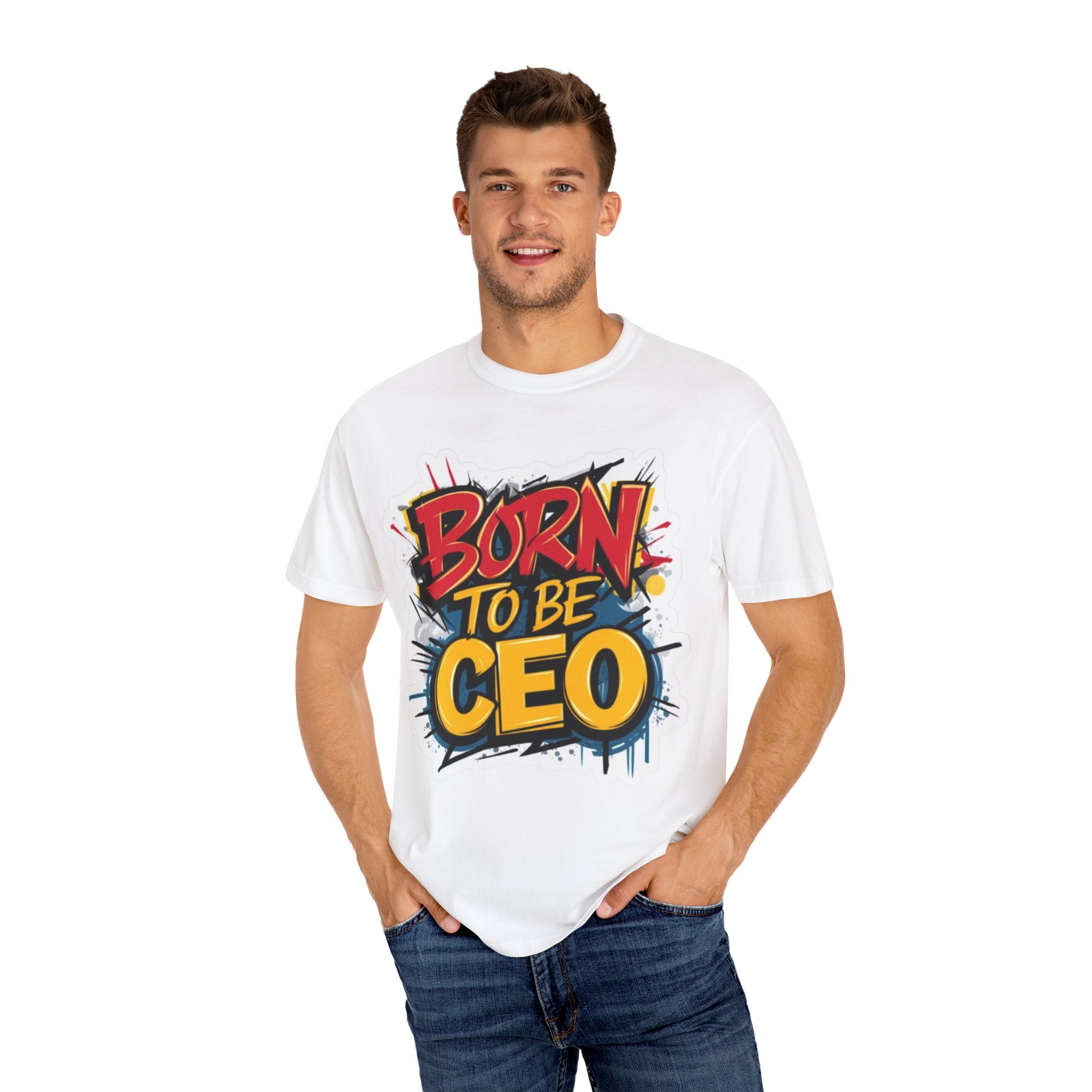 Born to Be CEO Unisex T-Shirt, Motivational Tee for Entrepreneurs, Gift for Graduates, Casual Wear, Startup Fashion, Dream Big Tee