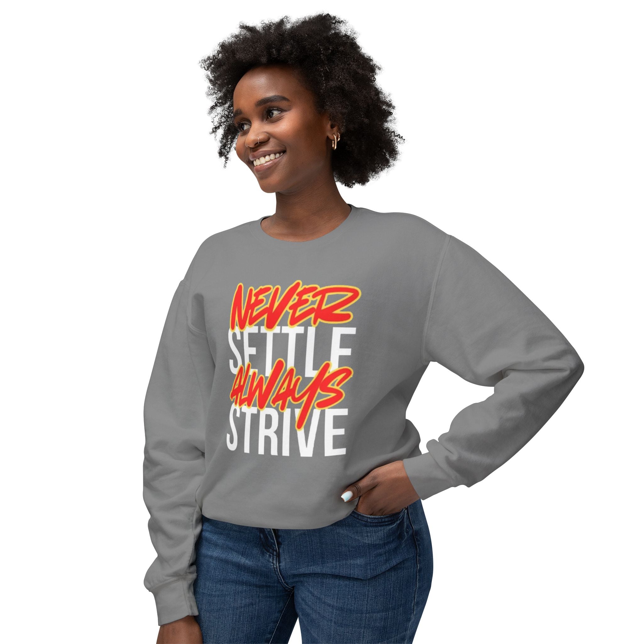 Inspiring Unisex Crewneck Sweatshirt - Motivational Gift for Dreamers, Perfect for Cozy Days, Birthdays, Encouragement, Self-Improvement