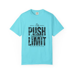 Motivational Gym T-shirt, Push Your Limit Tee, Workout Top, Fitness Apparel, Unisex Activewear, Inspirational Clothing