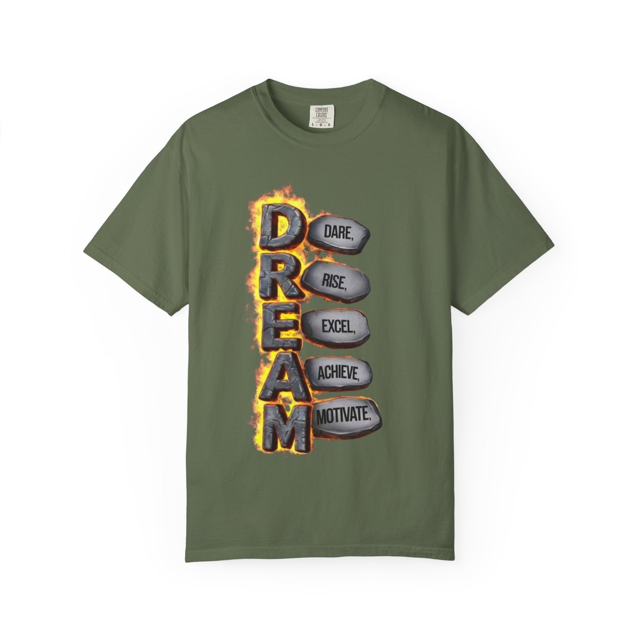 Inspirational Dream T-Shirt, Motivational Apparel, Unisex Graphic Tee, Casual Wear, Gift for Dreamers, Positive Vibes Shirt
