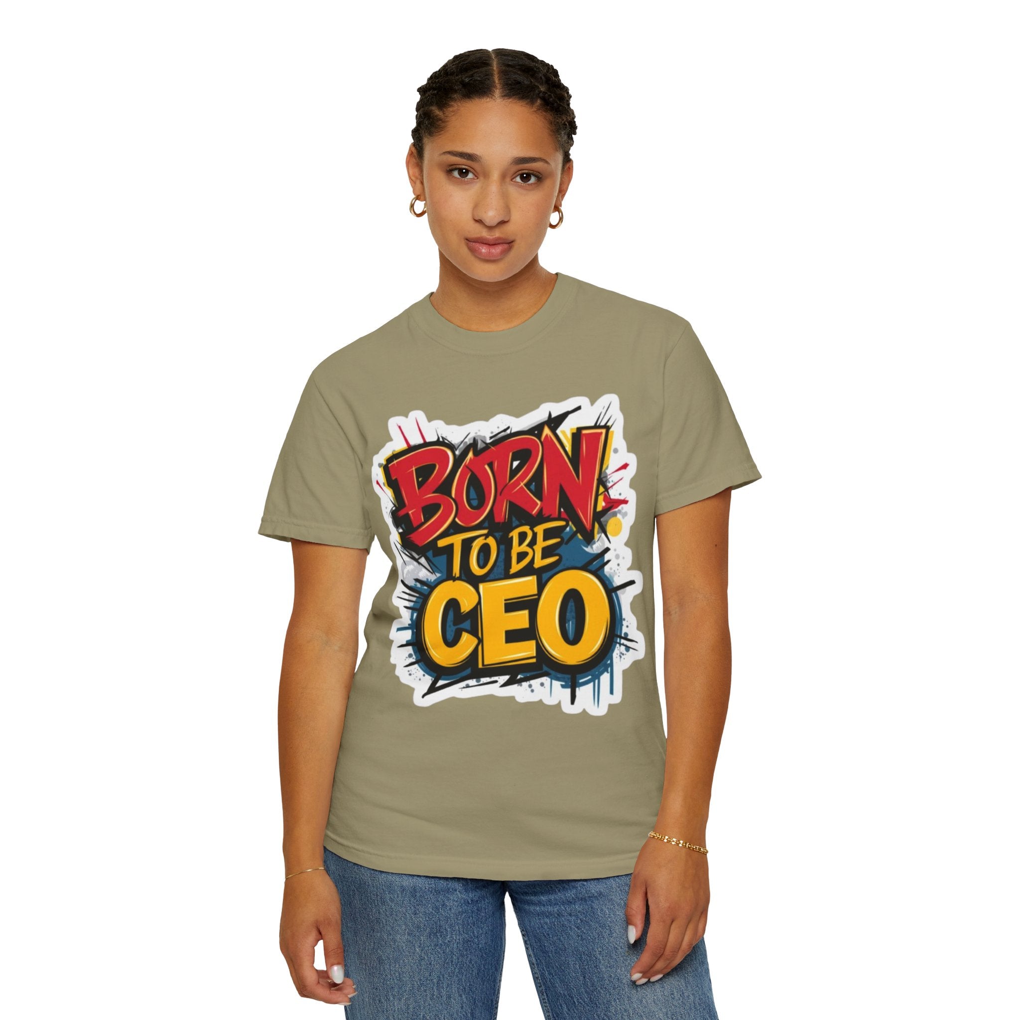 Born to Be CEO Unisex T-Shirt, Motivational Tee for Entrepreneurs, Gift for Graduates, Casual Wear, Startup Fashion, Dream Big Tee