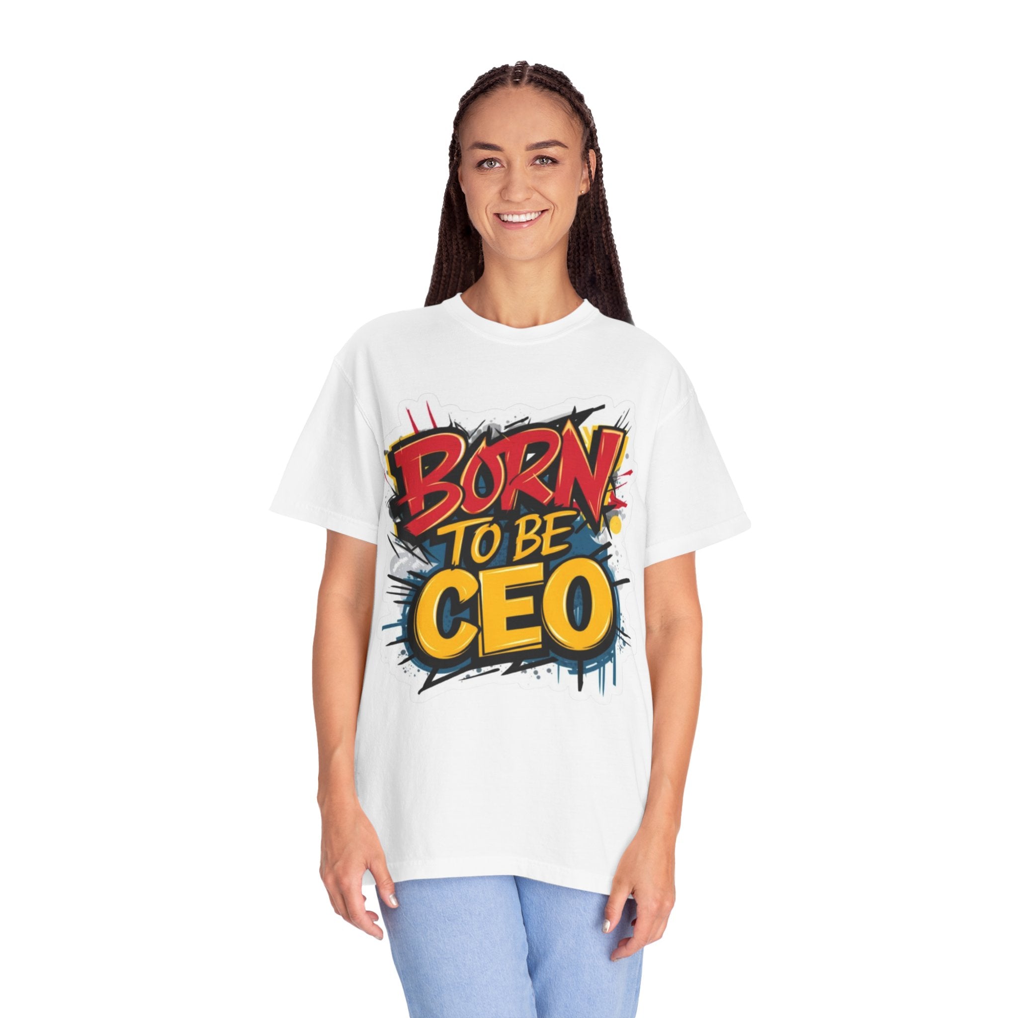 Born to Be CEO Unisex T-Shirt, Motivational Tee for Entrepreneurs, Gift for Graduates, Casual Wear, Startup Fashion, Dream Big Tee