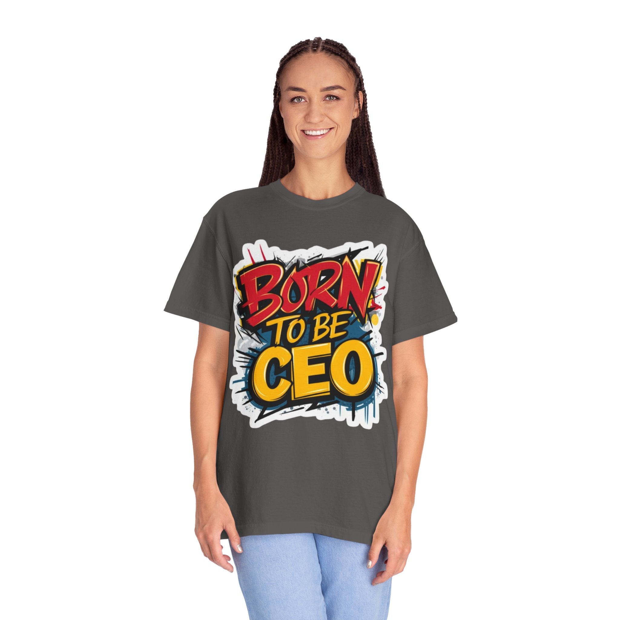 Born to Be CEO Unisex T-Shirt, Motivational Tee for Entrepreneurs, Gift for Graduates, Casual Wear, Startup Fashion, Dream Big Tee