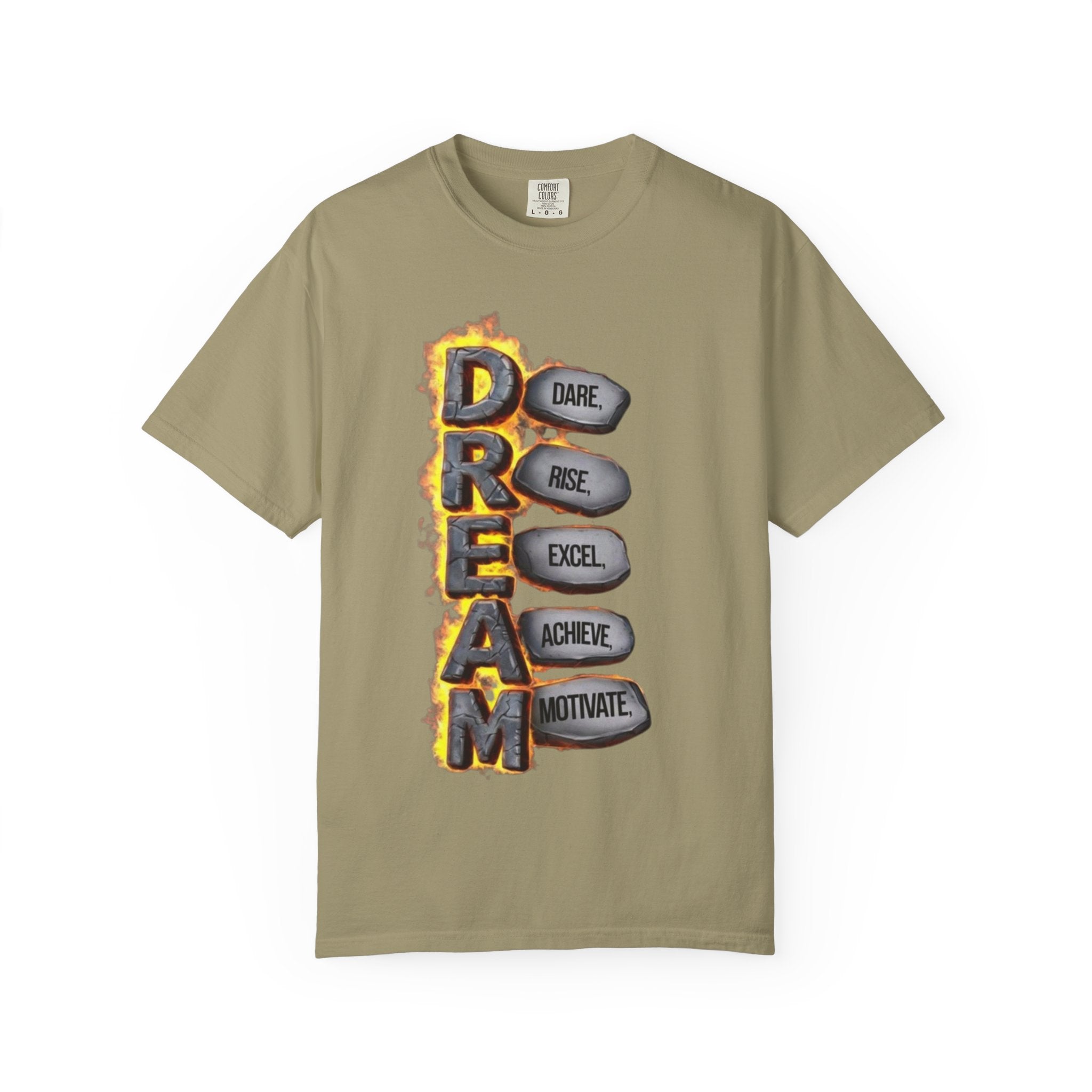 Inspirational Dream T-Shirt, Motivational Apparel, Unisex Graphic Tee, Casual Wear, Gift for Dreamers, Positive Vibes Shirt
